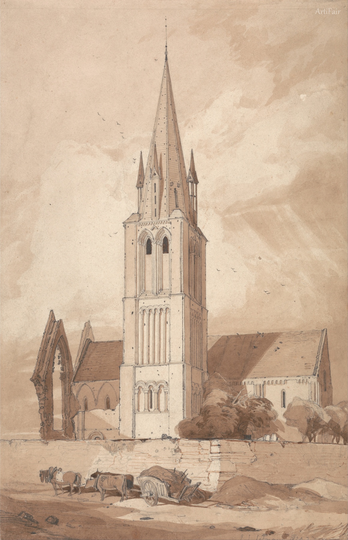 Church Tower, Normandy