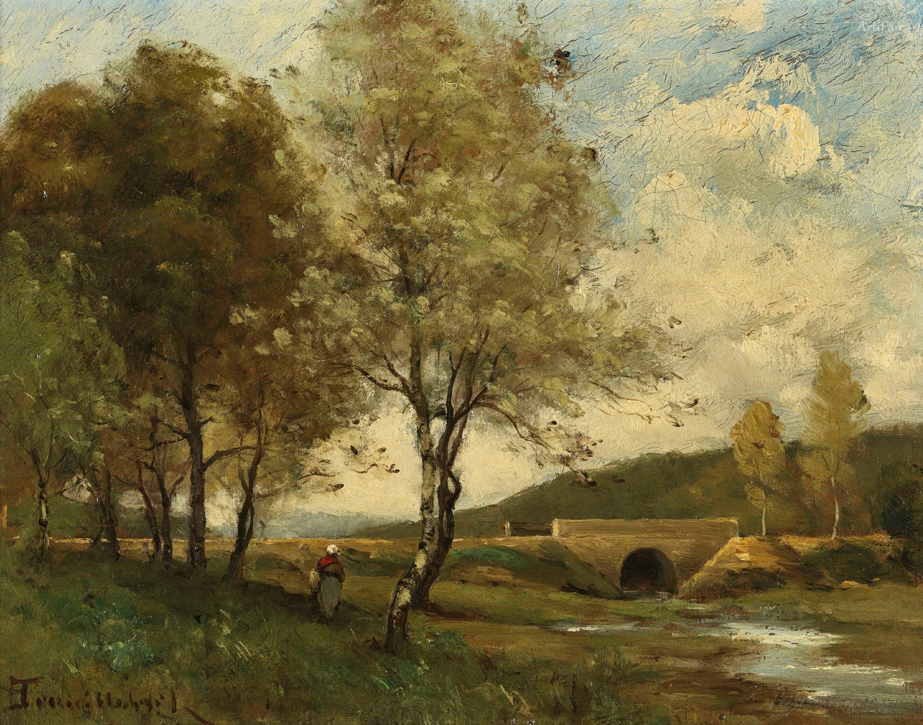 The Scenery by the Bridge