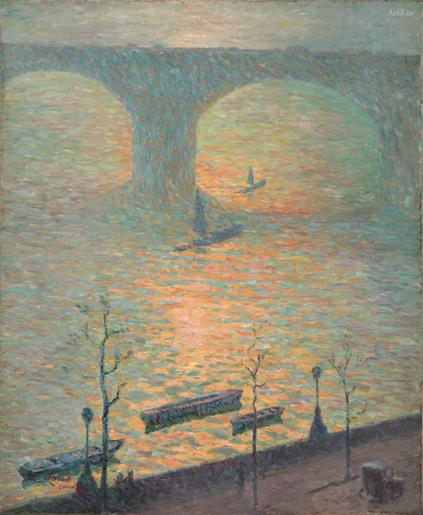 Sun Effect on the Thames