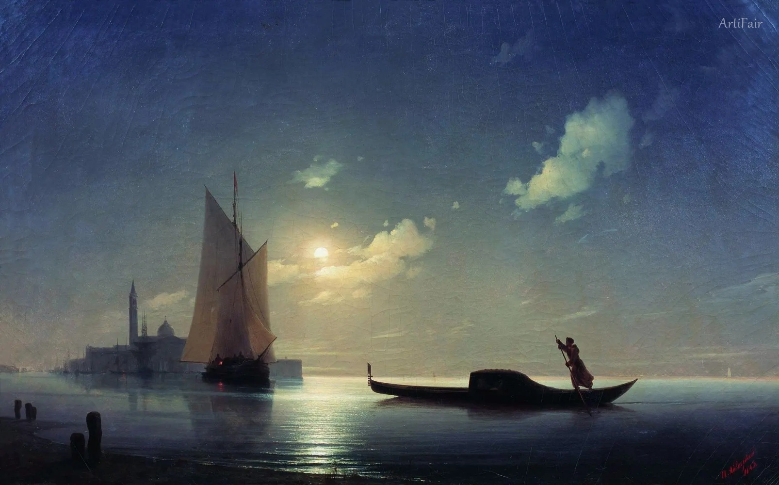 Gondolier at Sea by Night