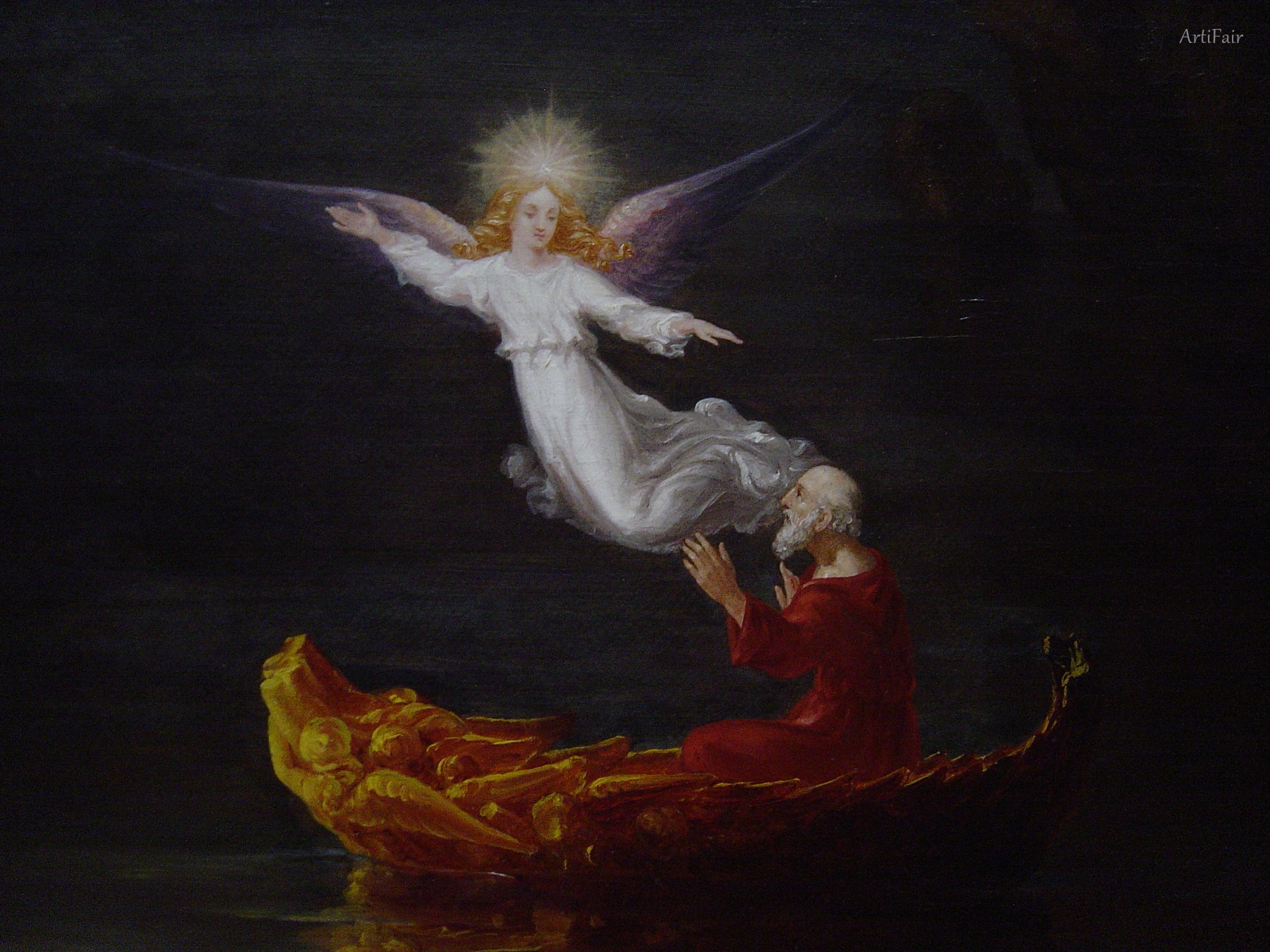 Detail, Voyage of Life, Old Age