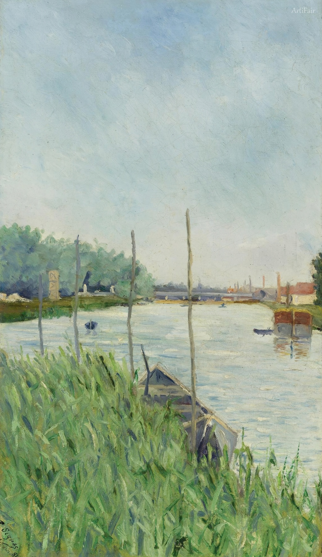 Study, Asnières 1882