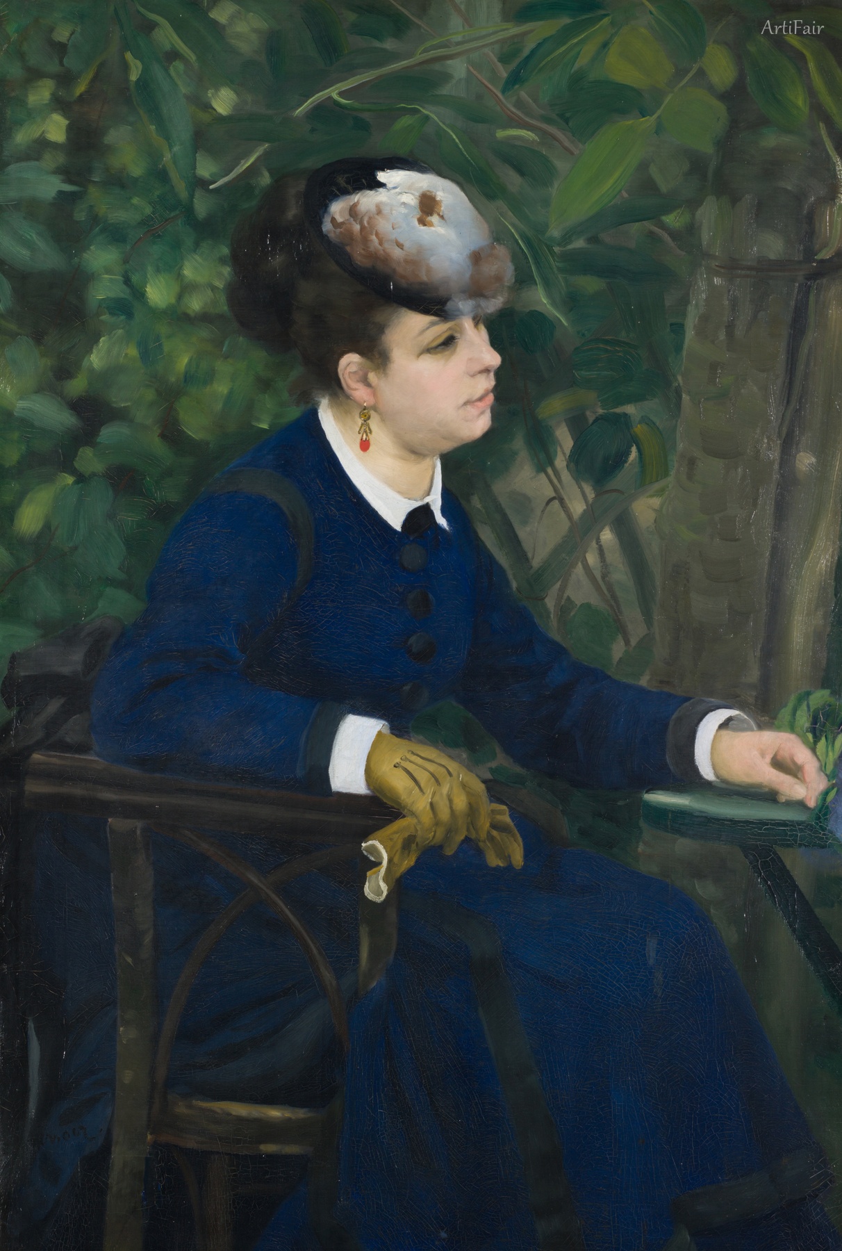 Woman in a Garden