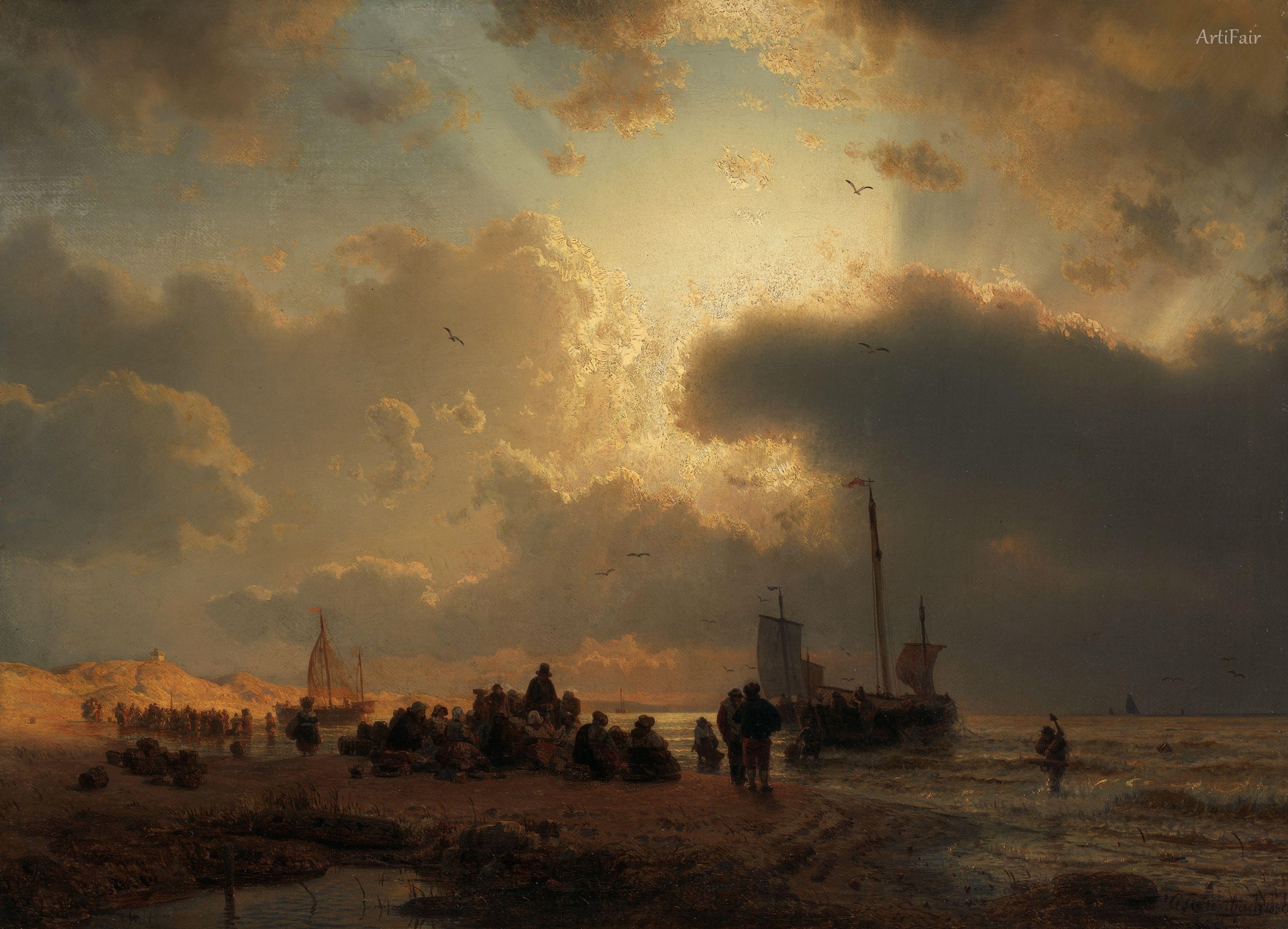 Pantai di Scheveningen