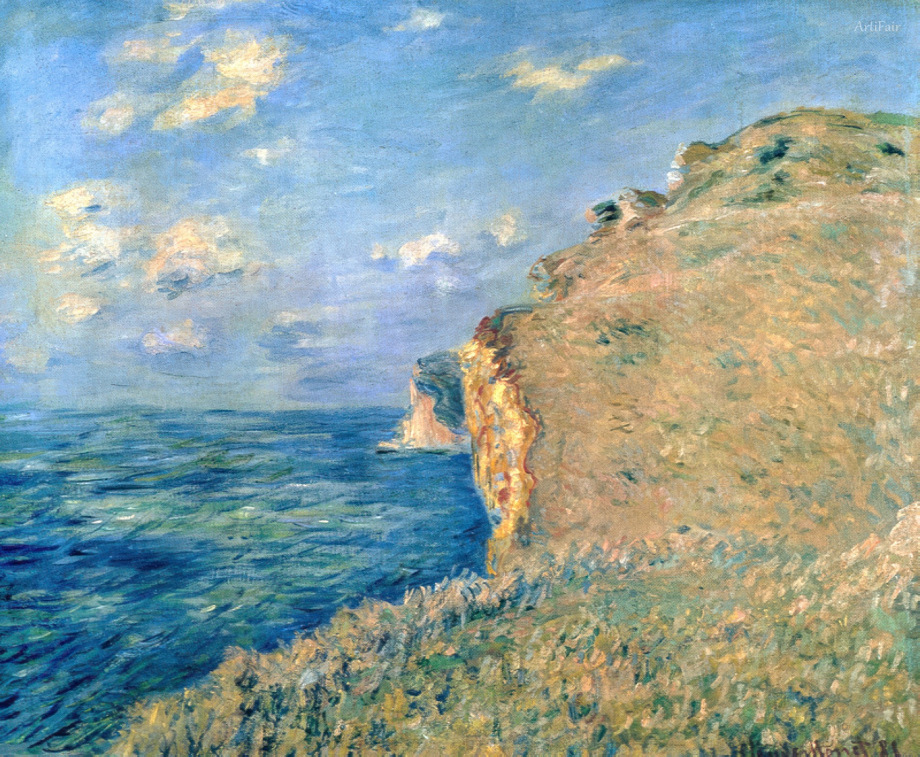 Útes ve Fécampu