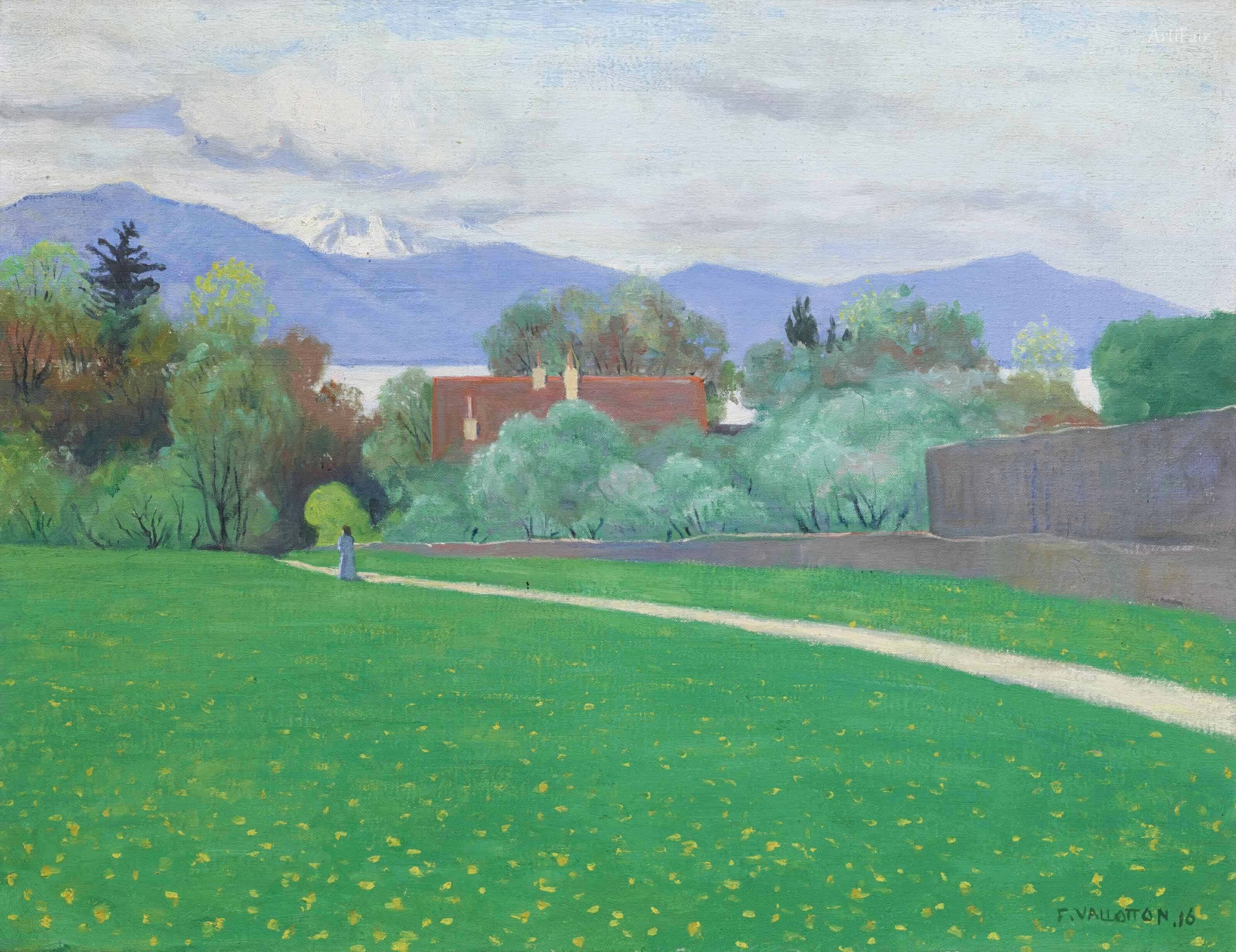 Spring Landscape, Environs of Lausanne, 1916