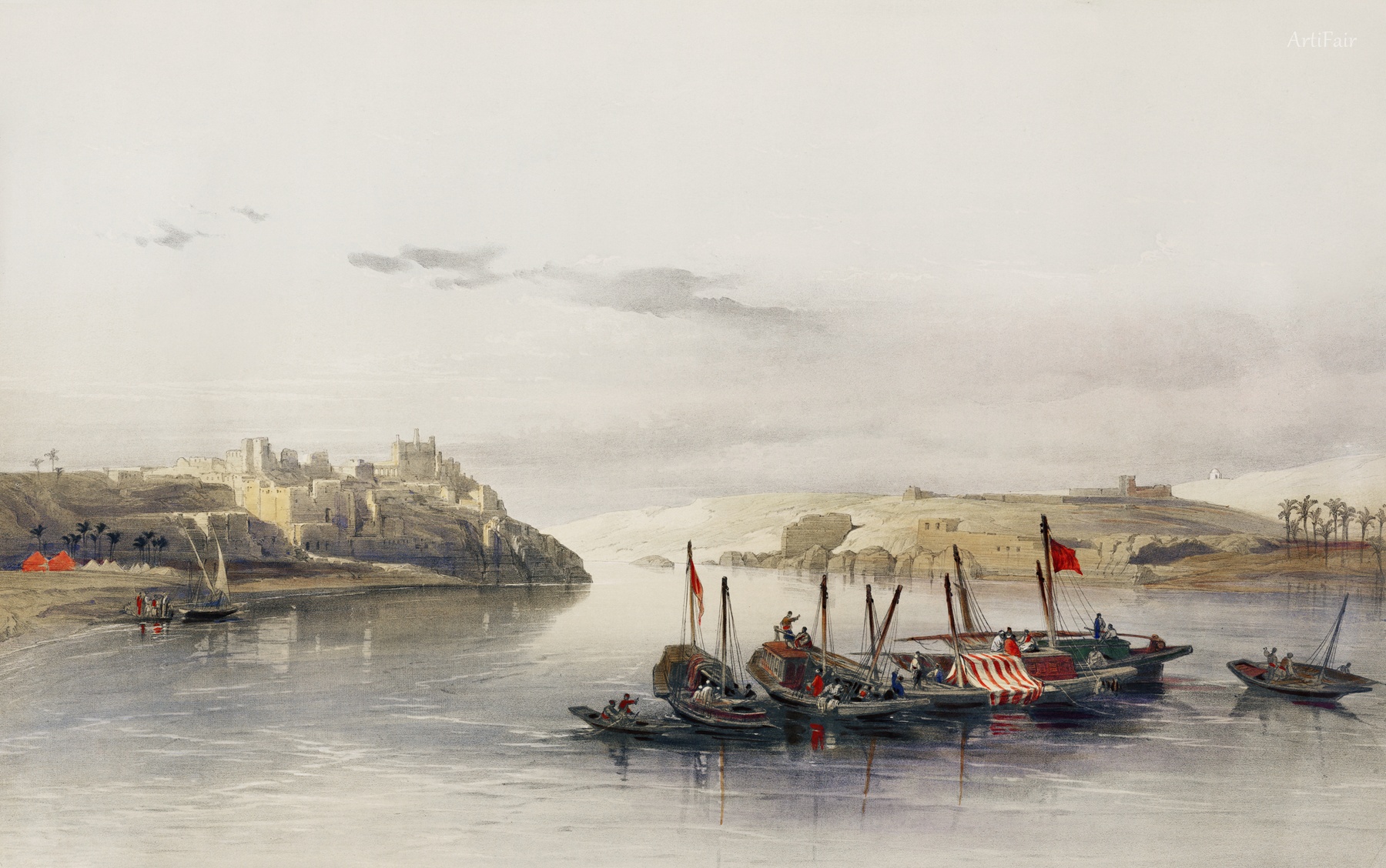 General View of Esouan and the Island of Elephantine