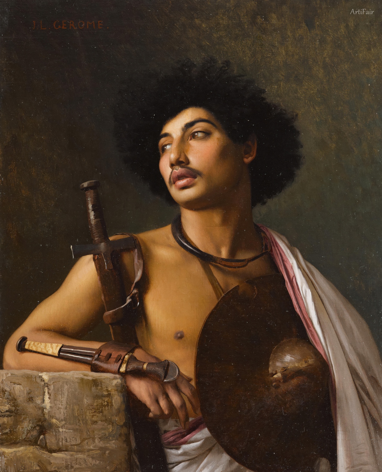 A Bischari warrior