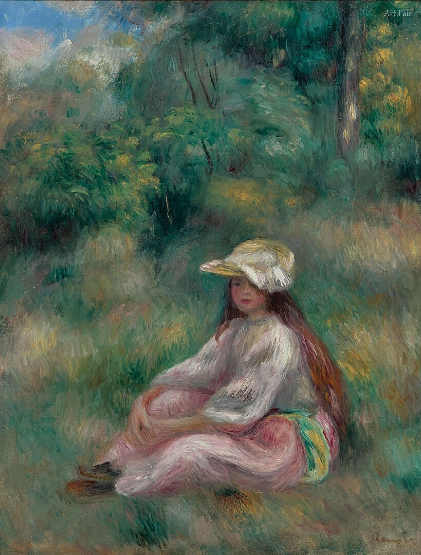 Young Girl in Pink