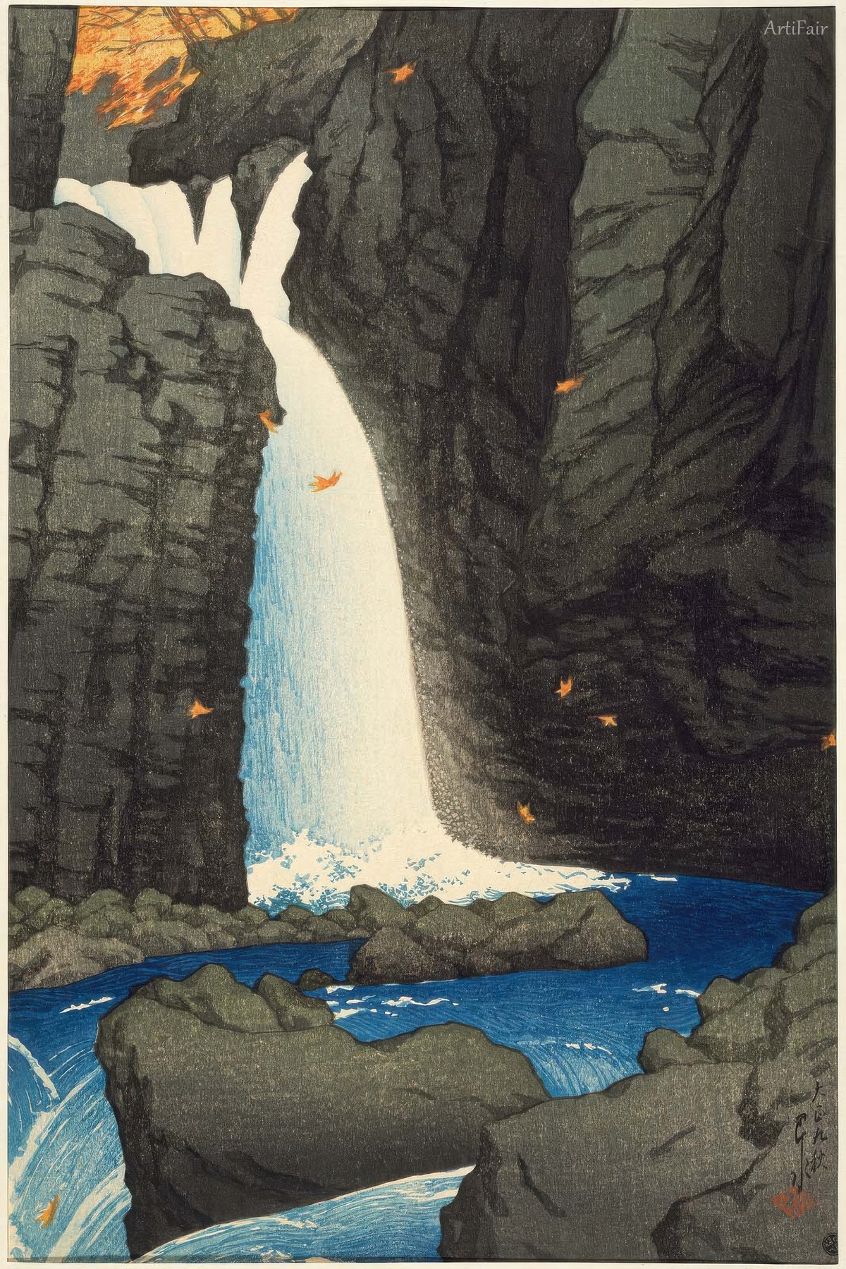 Travel Notes I (Travel Souvenir First Collection) Shihara Majestic Waterfall 1920