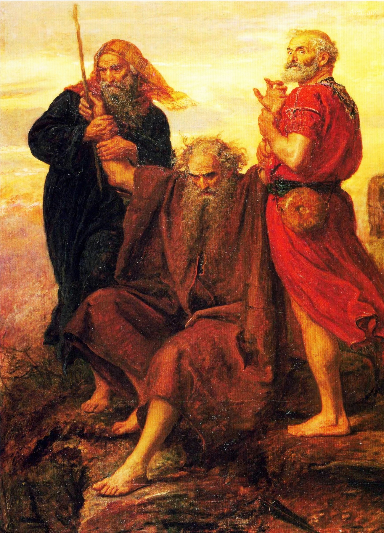 Moses, supported by Aaron and Hur