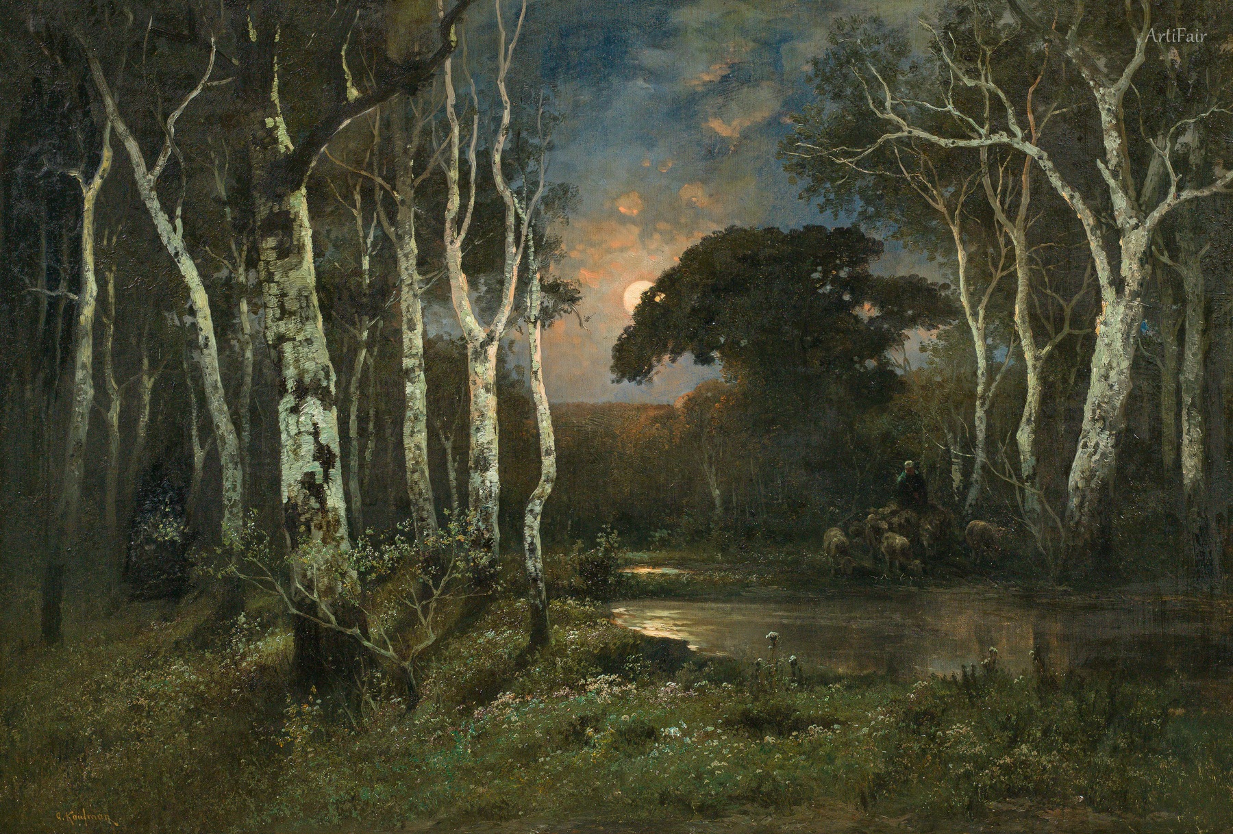 Forest in Moonlight