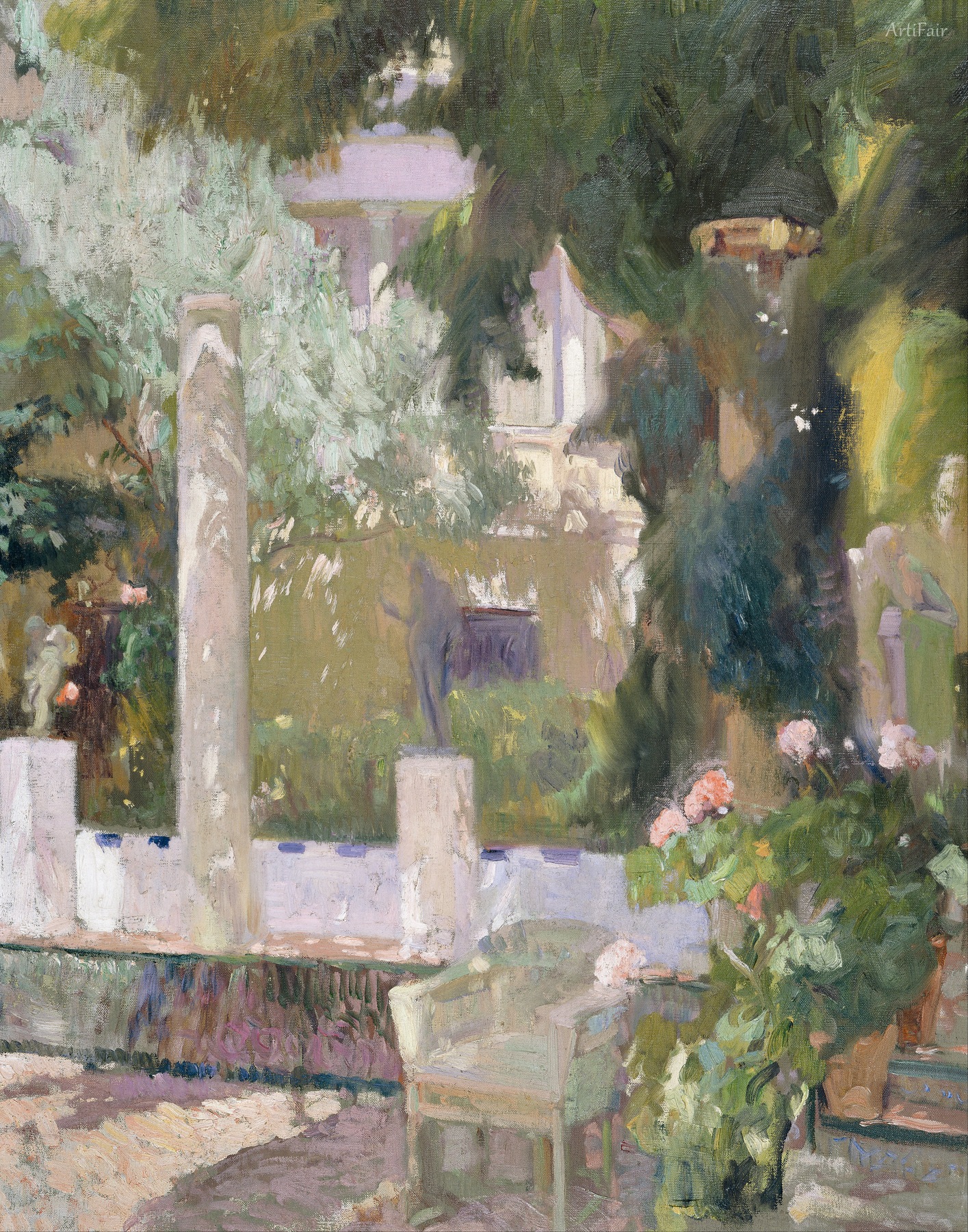 Zahrady v Domě Rodiny Sorolla