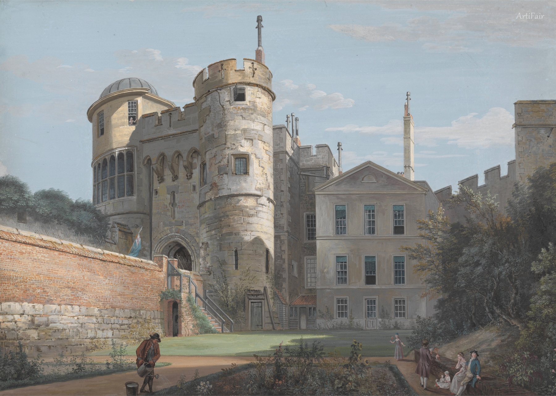 Il Cancello Normanno e la Casa del Vice Governatore 1765