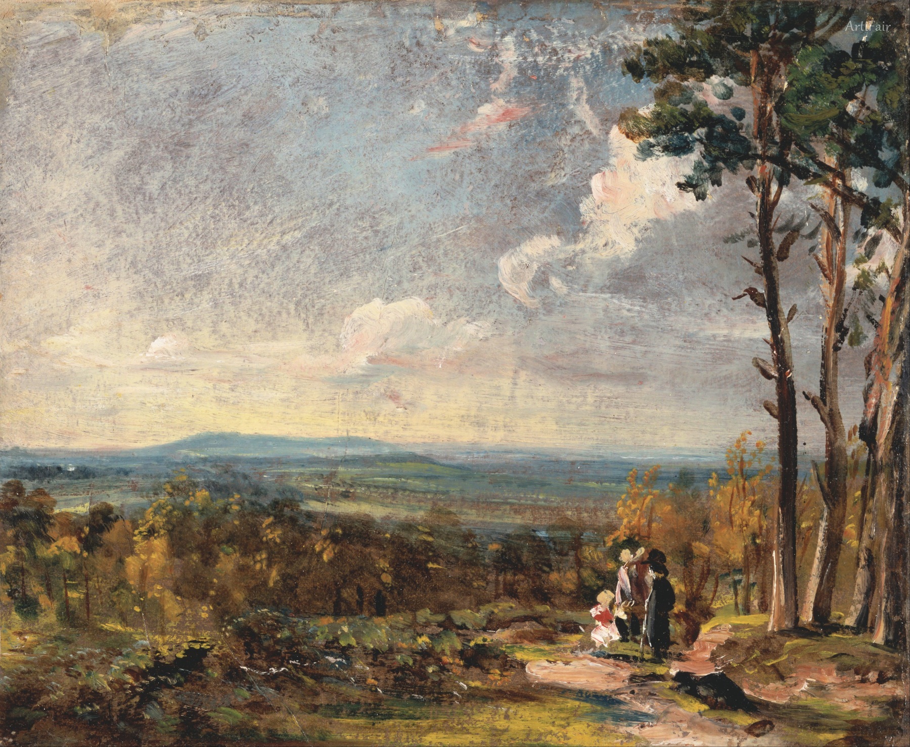 Hampstead Heath Looking Towards Harrow