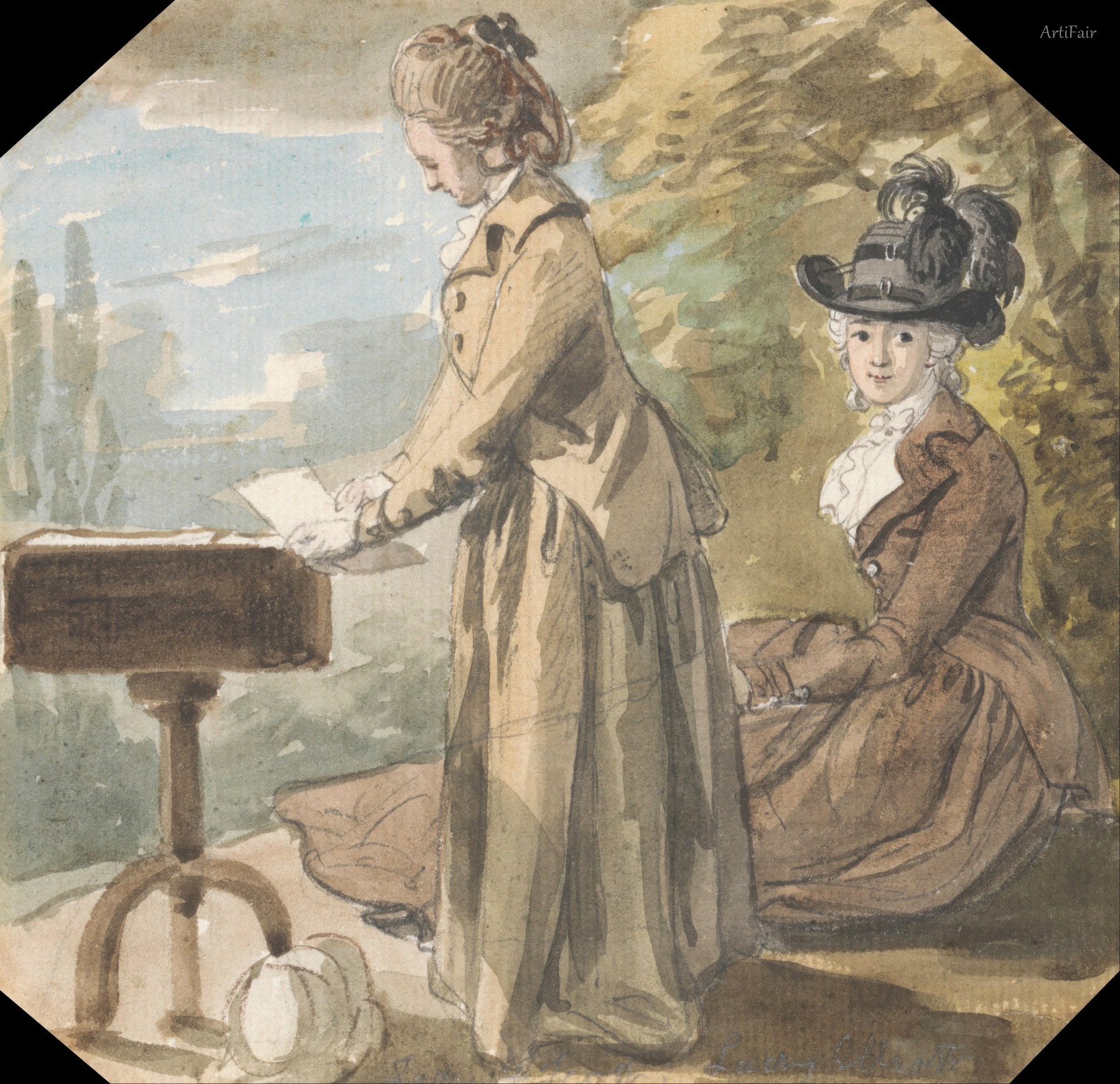 Lady Francis Scott and Lady Elliot
