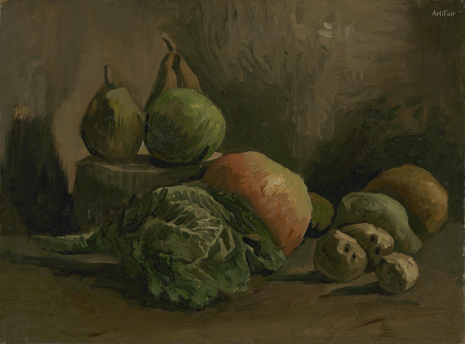 Still Life with Vegetables and Fruit