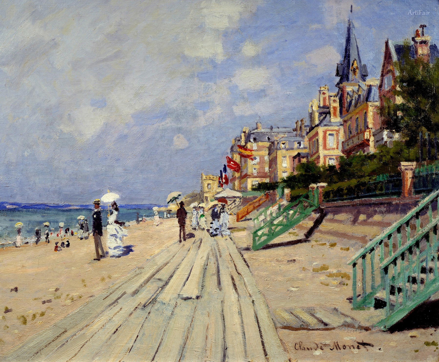 The Beach at Trouville