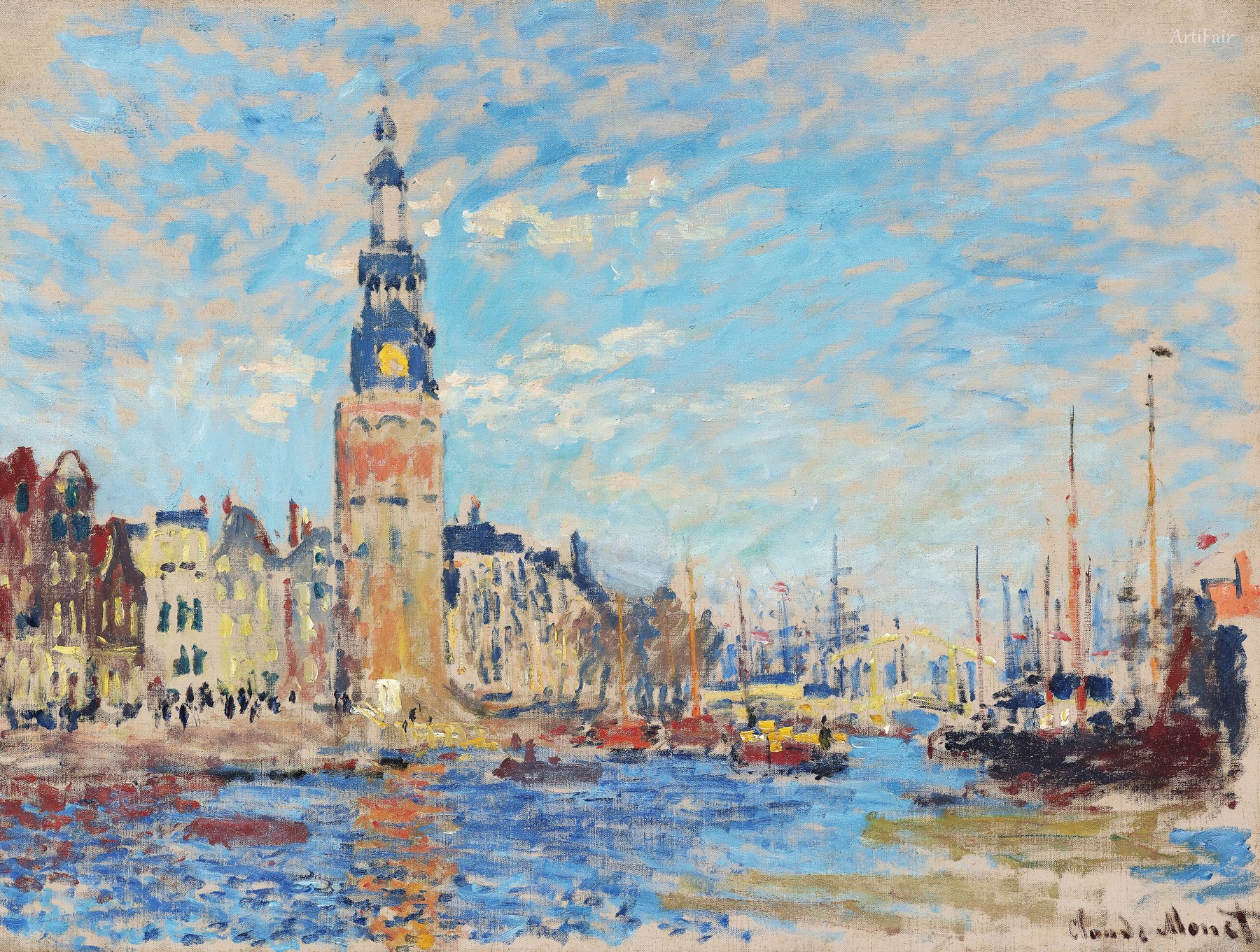 View of the Montalban Tower, Amsterdam
