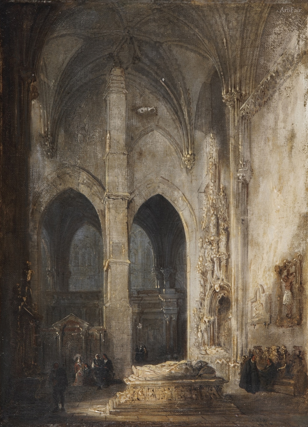 Interior of a cathedral