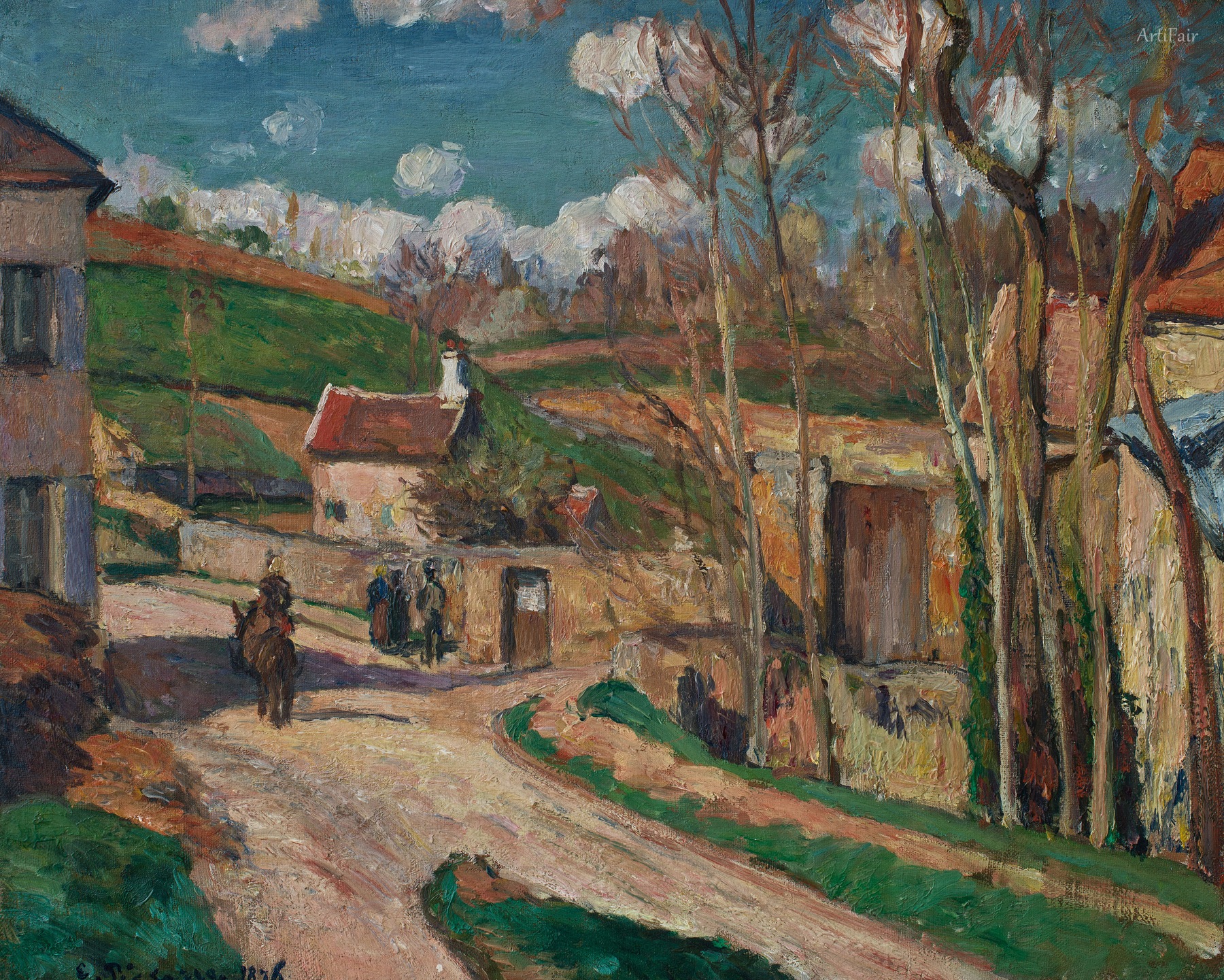 A Crossroads at the Hermitage, Pontoise