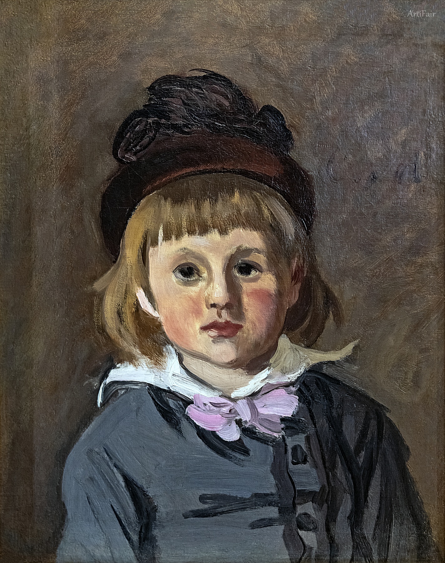 Portrait of his son Jean in a bonnet with pompon