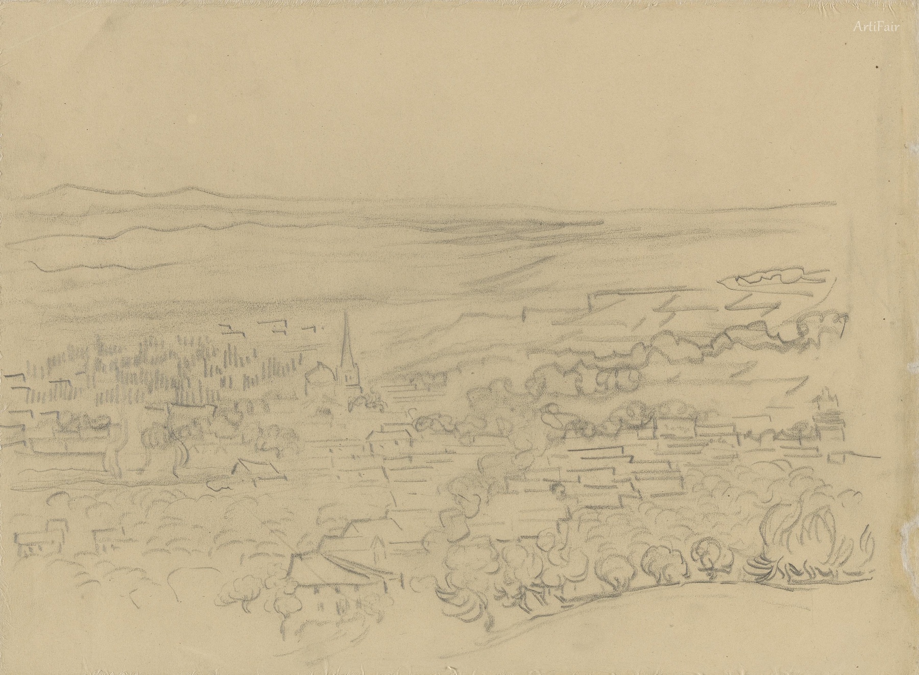 Bird's-Eye View of the Village
