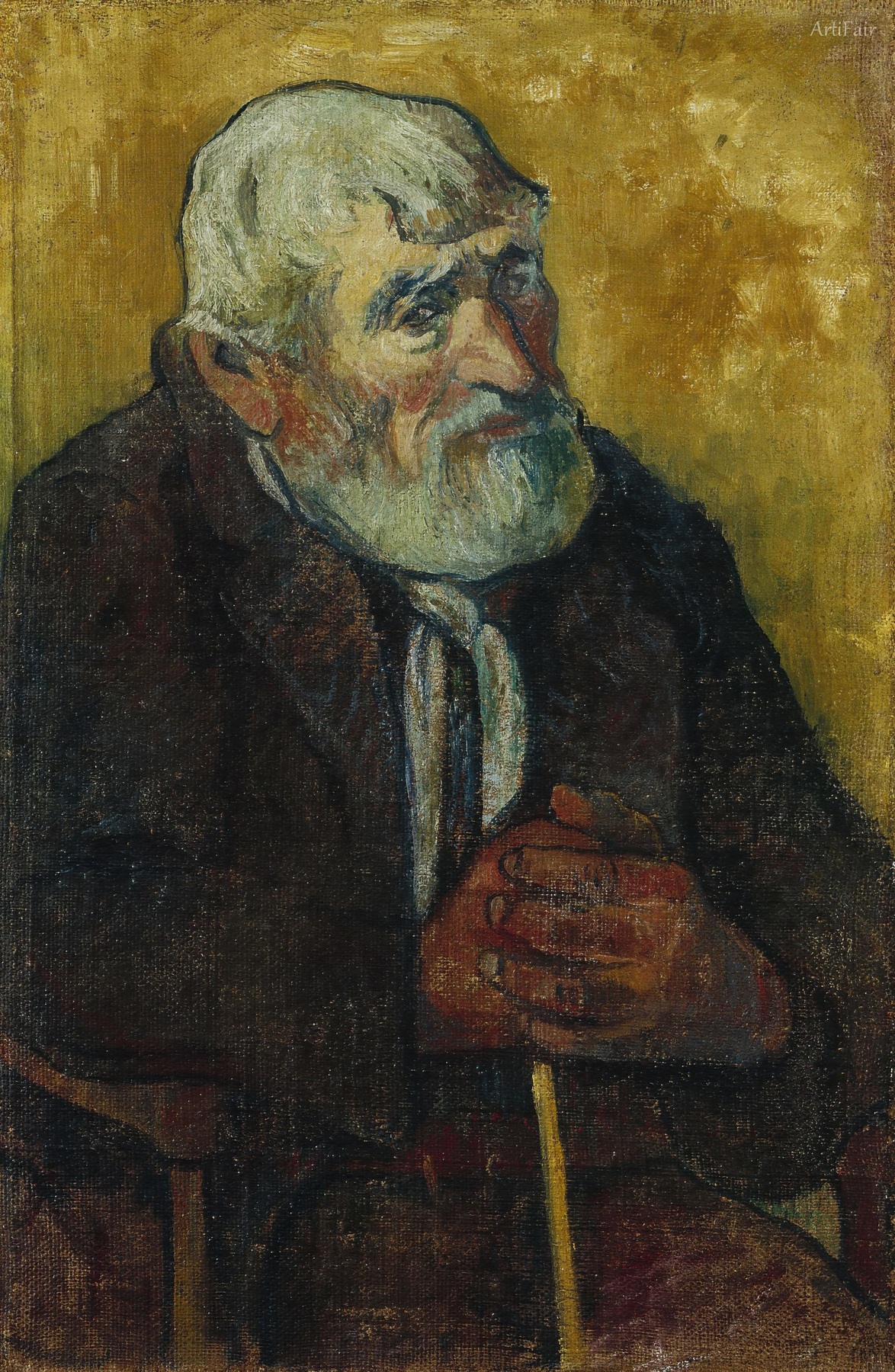 Old Man with a Stick