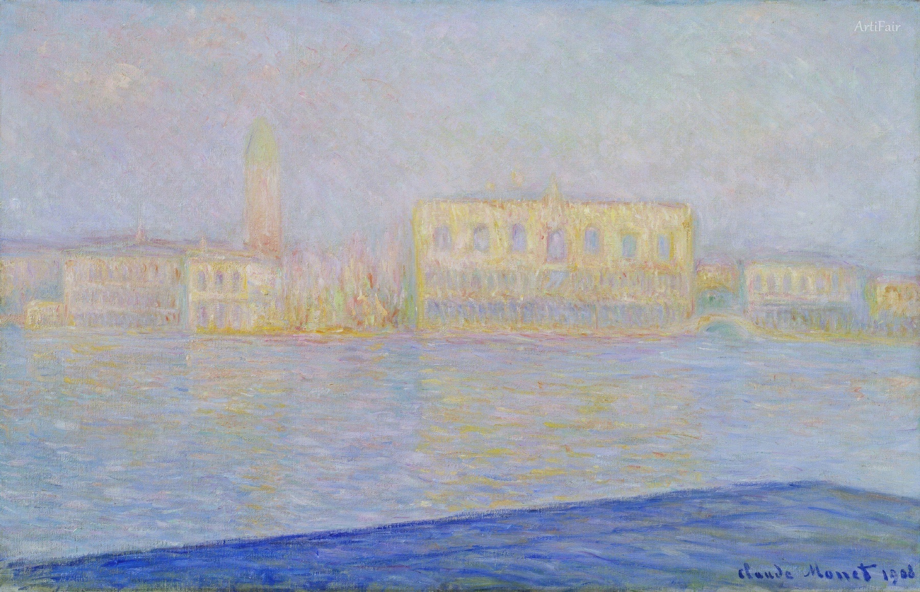 Dóžecí palác viděný ze San Giorgio Maggiore