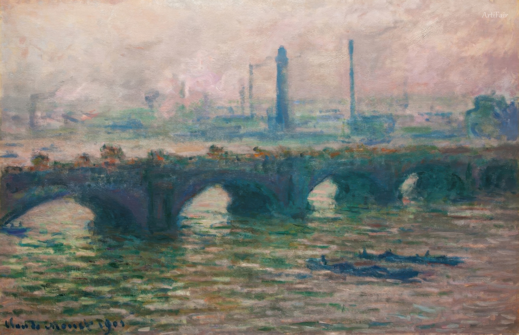 Waterloo Bridge, Overcast