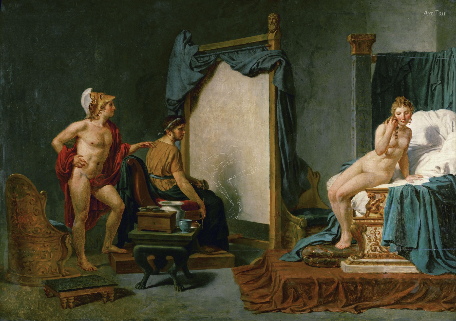 Apelles Painting Campaspe in the Presence of Alexander the Great