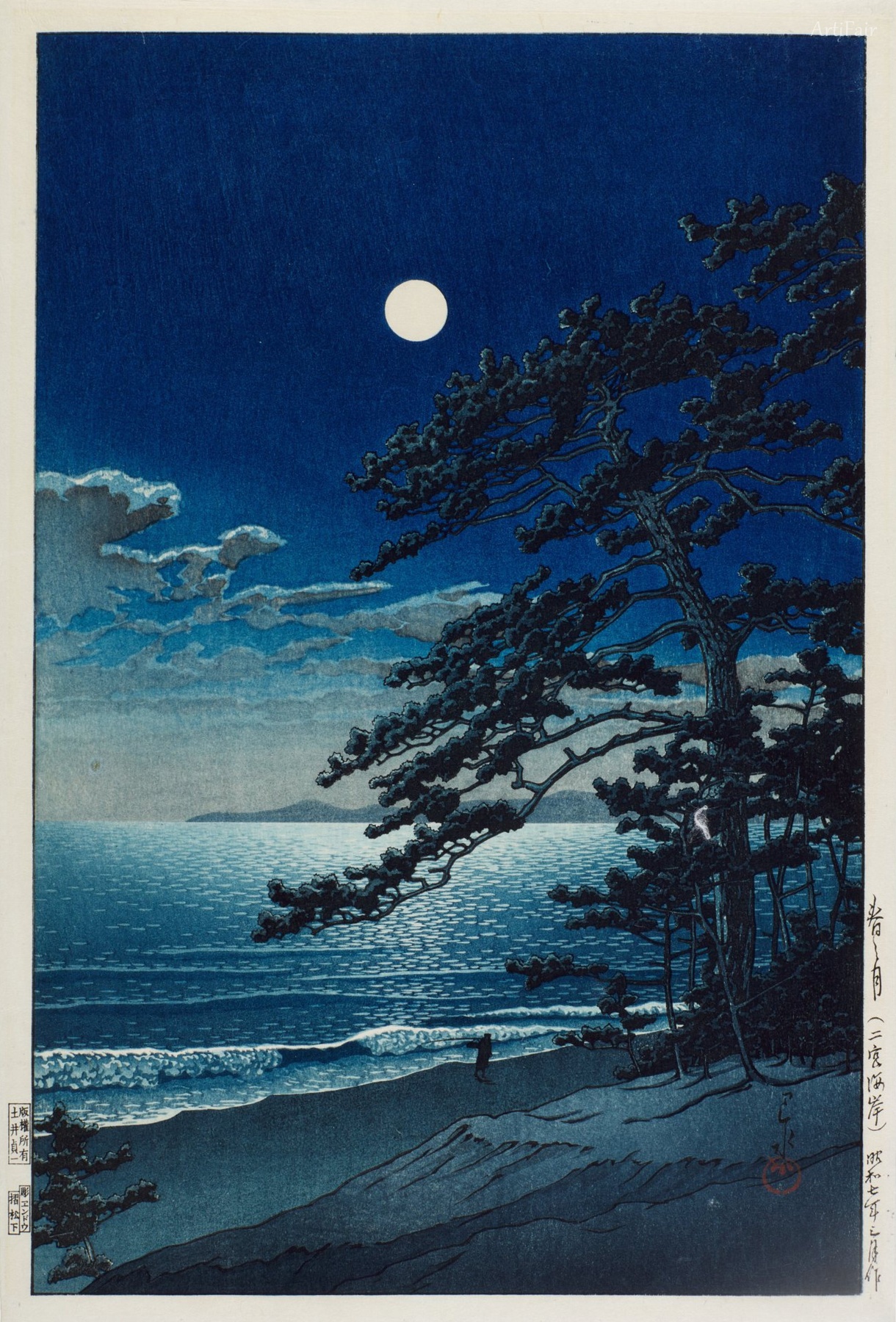 Bulan Musim Semi di Pantai Ninomiya 1932
