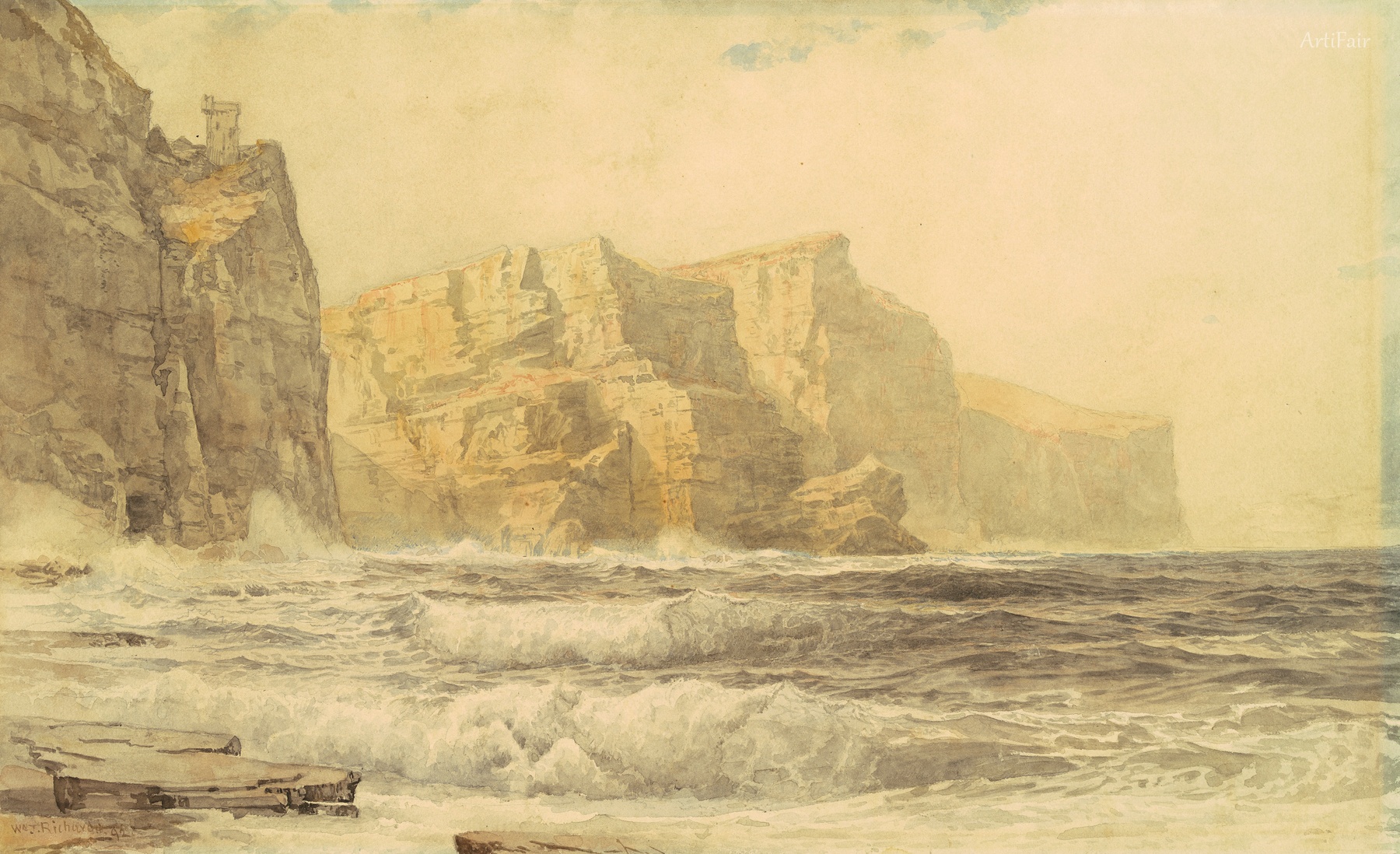 Baldart Castle, Kilkee, County Clare, Ireland 1892