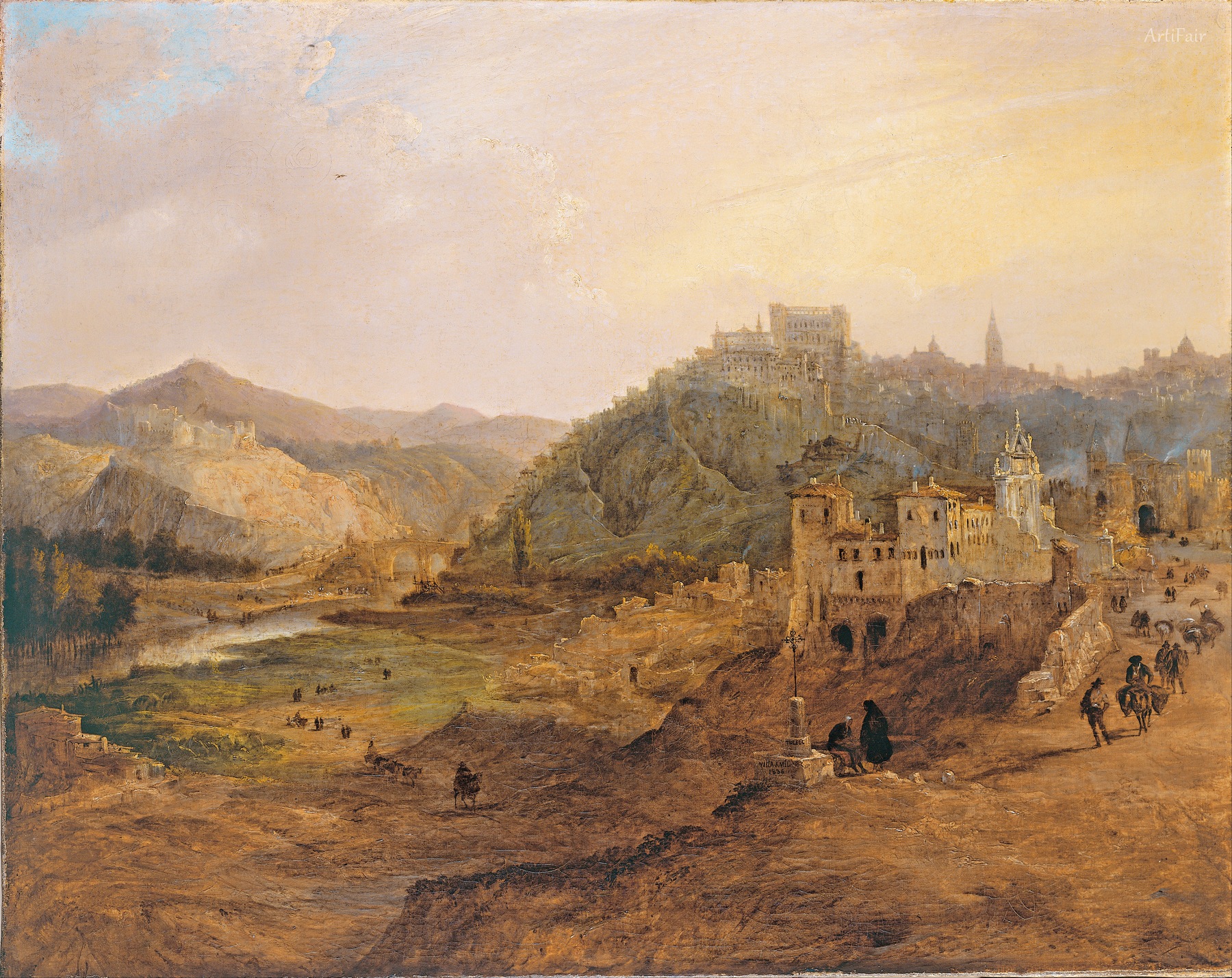 General view of Toledo from the Cruz de los Canónigos