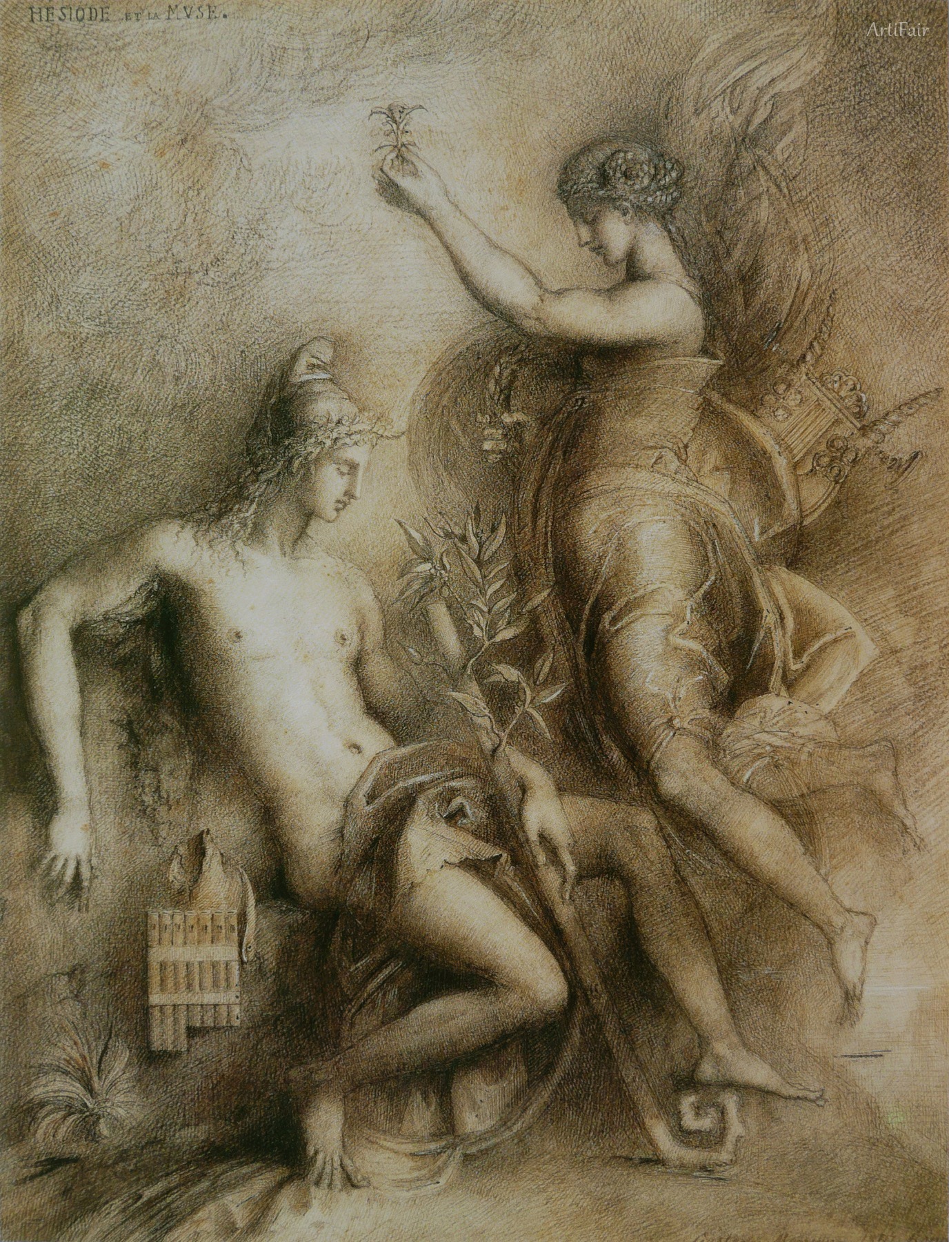 Hesiod a Múza