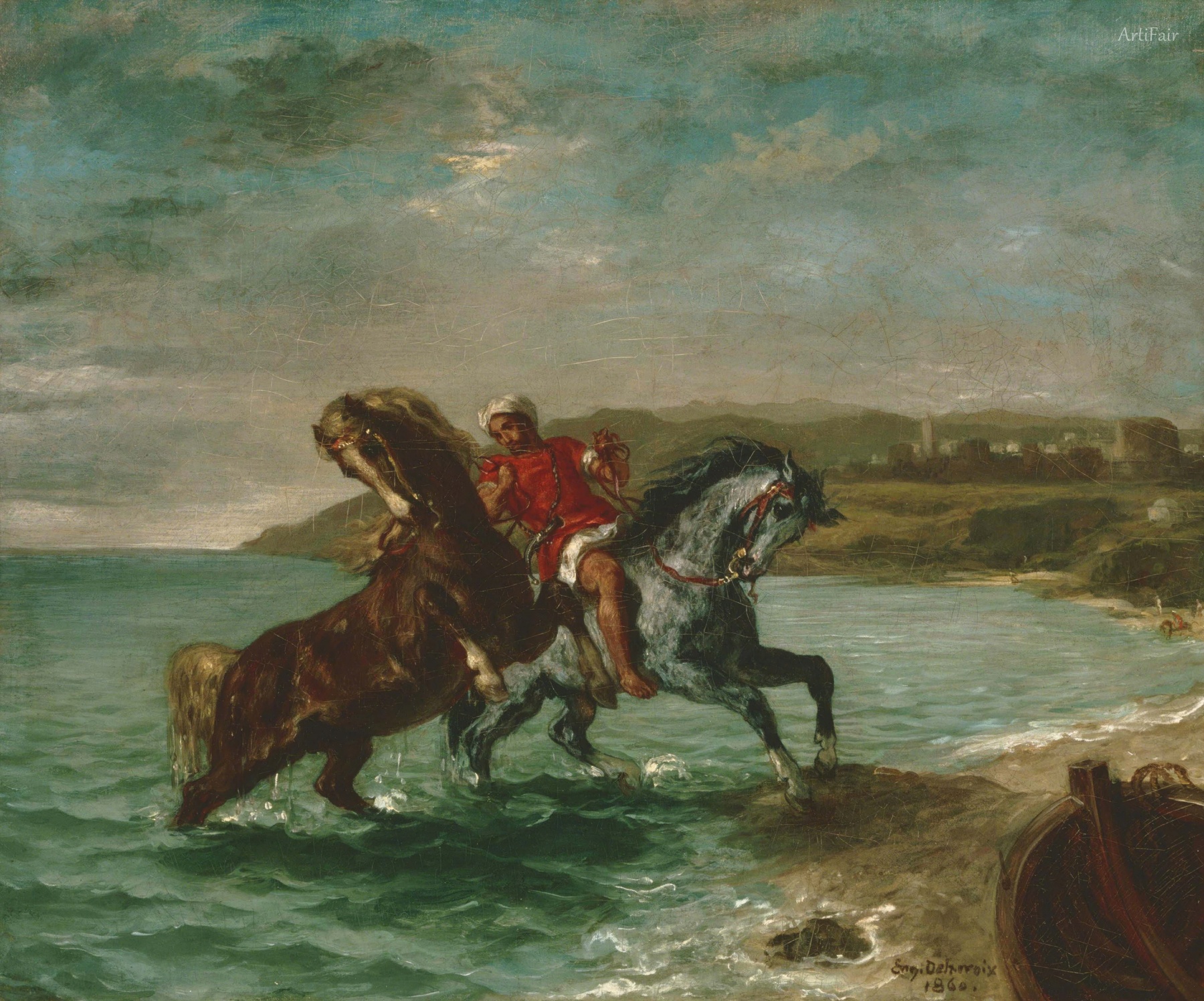 Horses Coming Out of the Sea