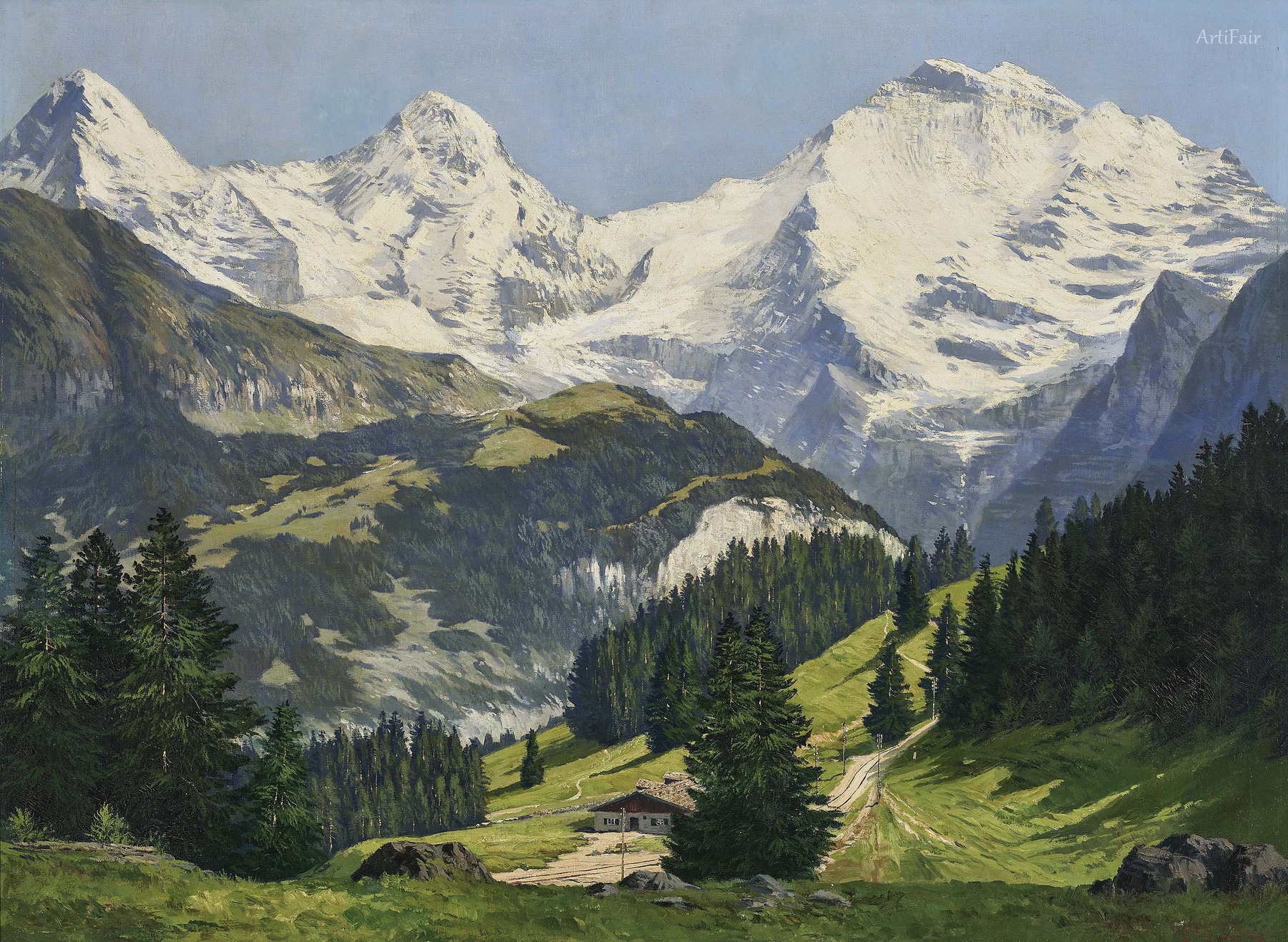 View of the Jungfrau Massif