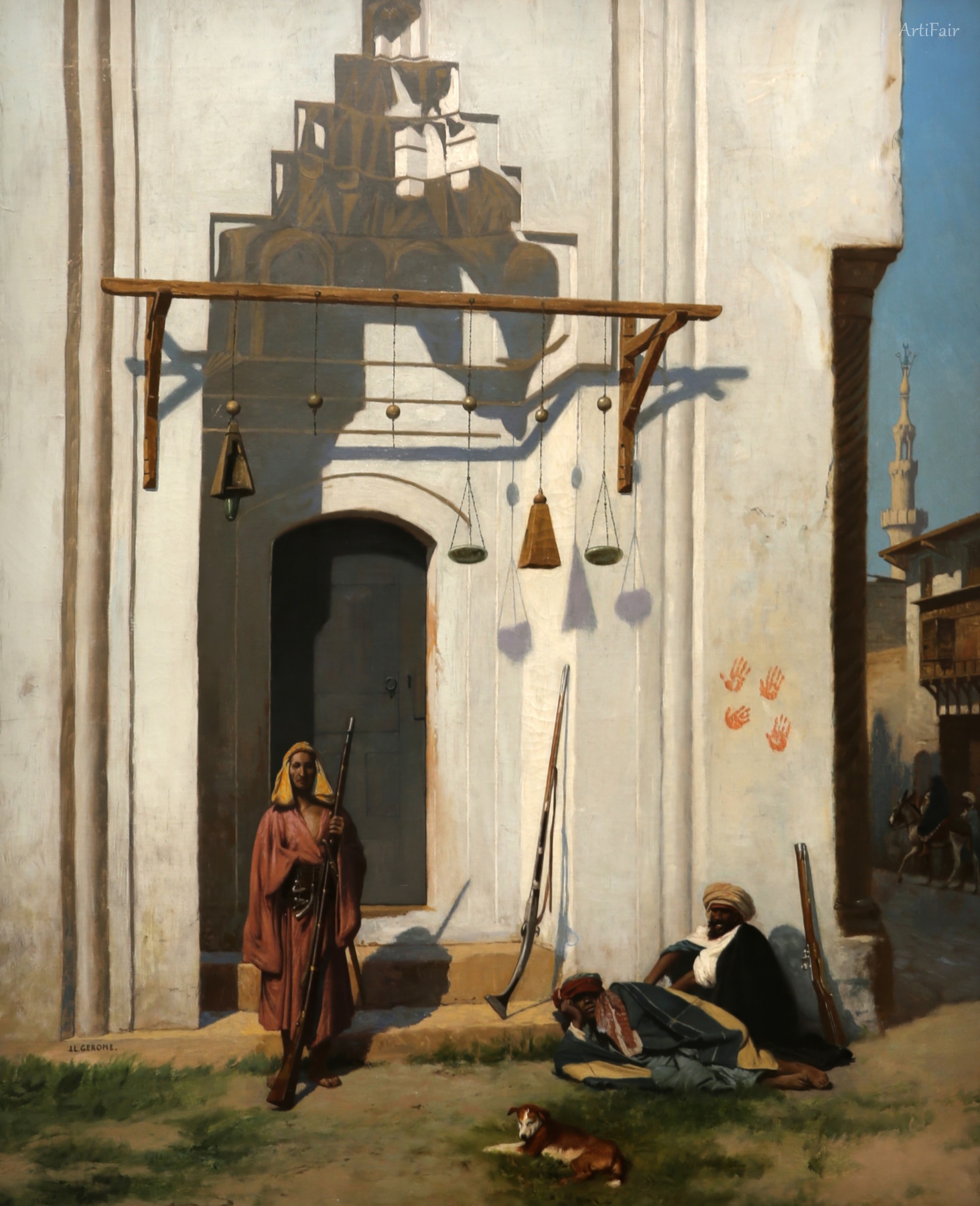 Guards at the Door of a Tomb