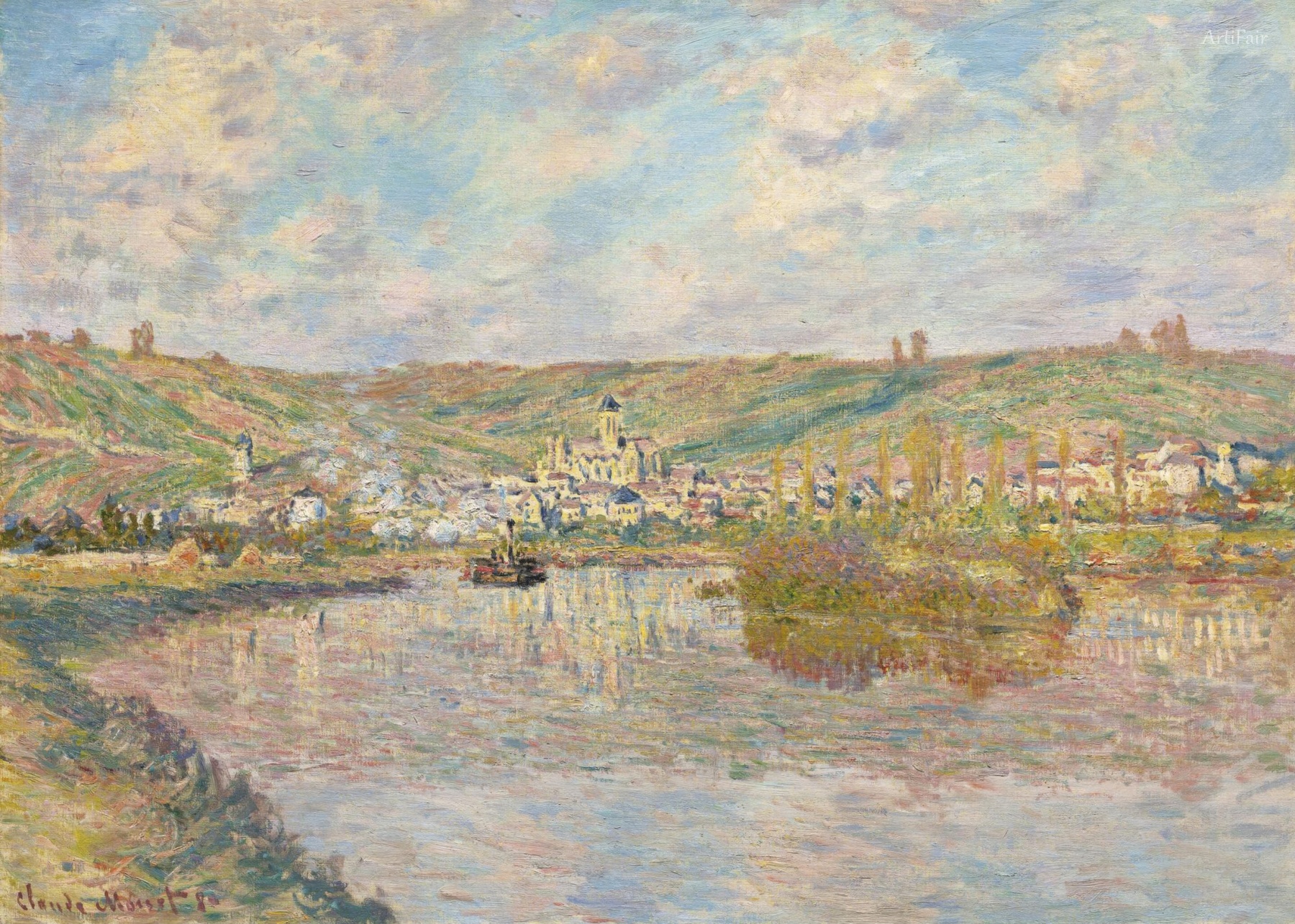 Konec odpoledne v Vétheuil