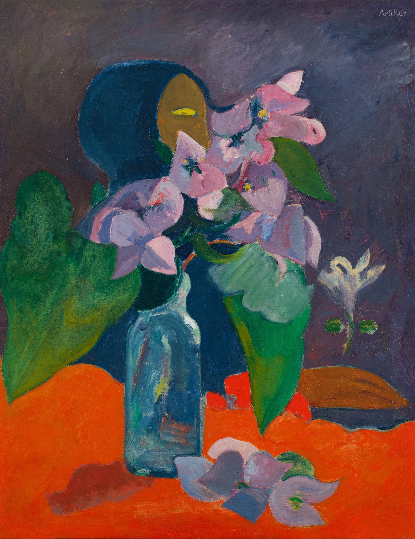Still Life with Flowers and Idol