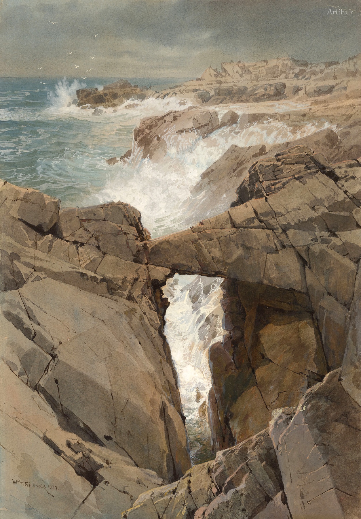 Spouting Rock, Newport, Rhode Island 1877
