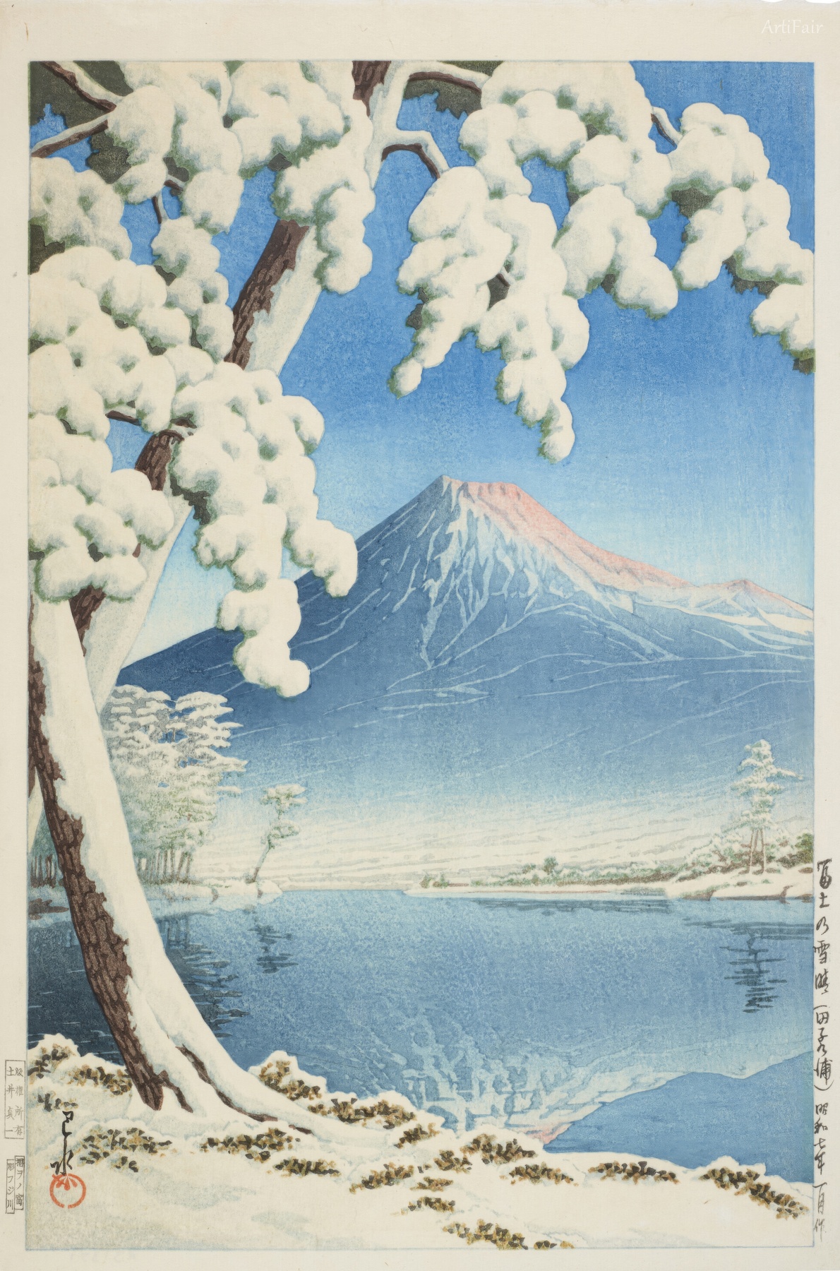 Mount Fuji After Snow, Tagoura 1932