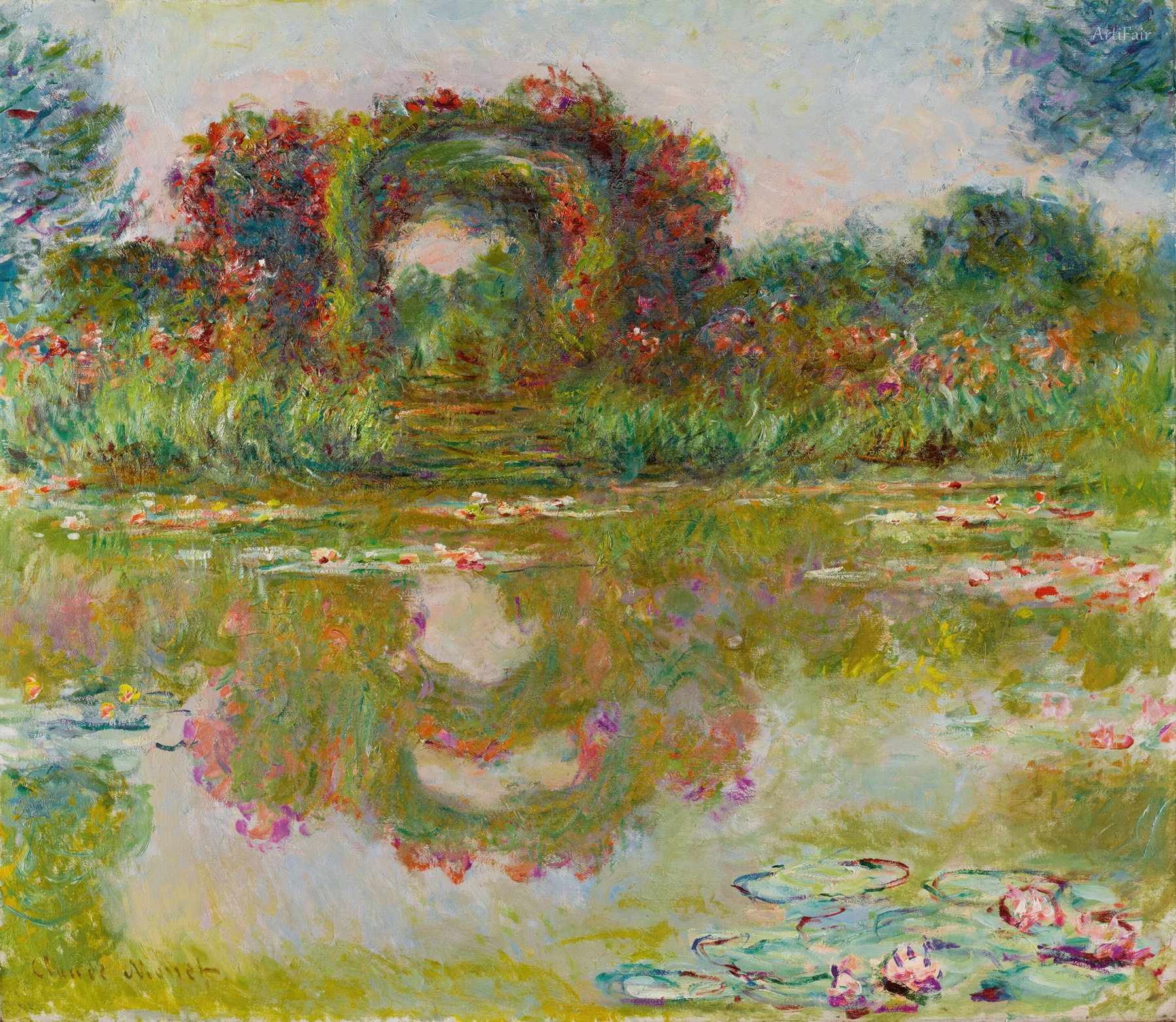 Les Arceaux de roses, Giverny