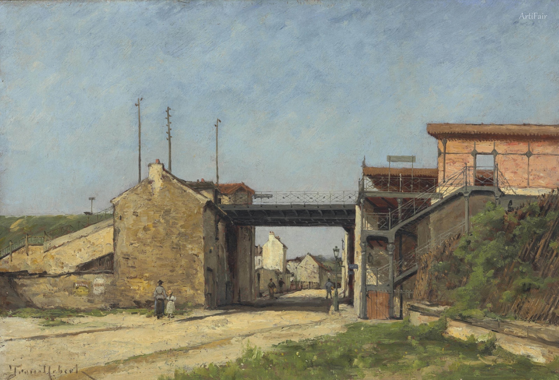 Raising of the Belt Railway, Bel Air Station and Montempoivre Street 1888