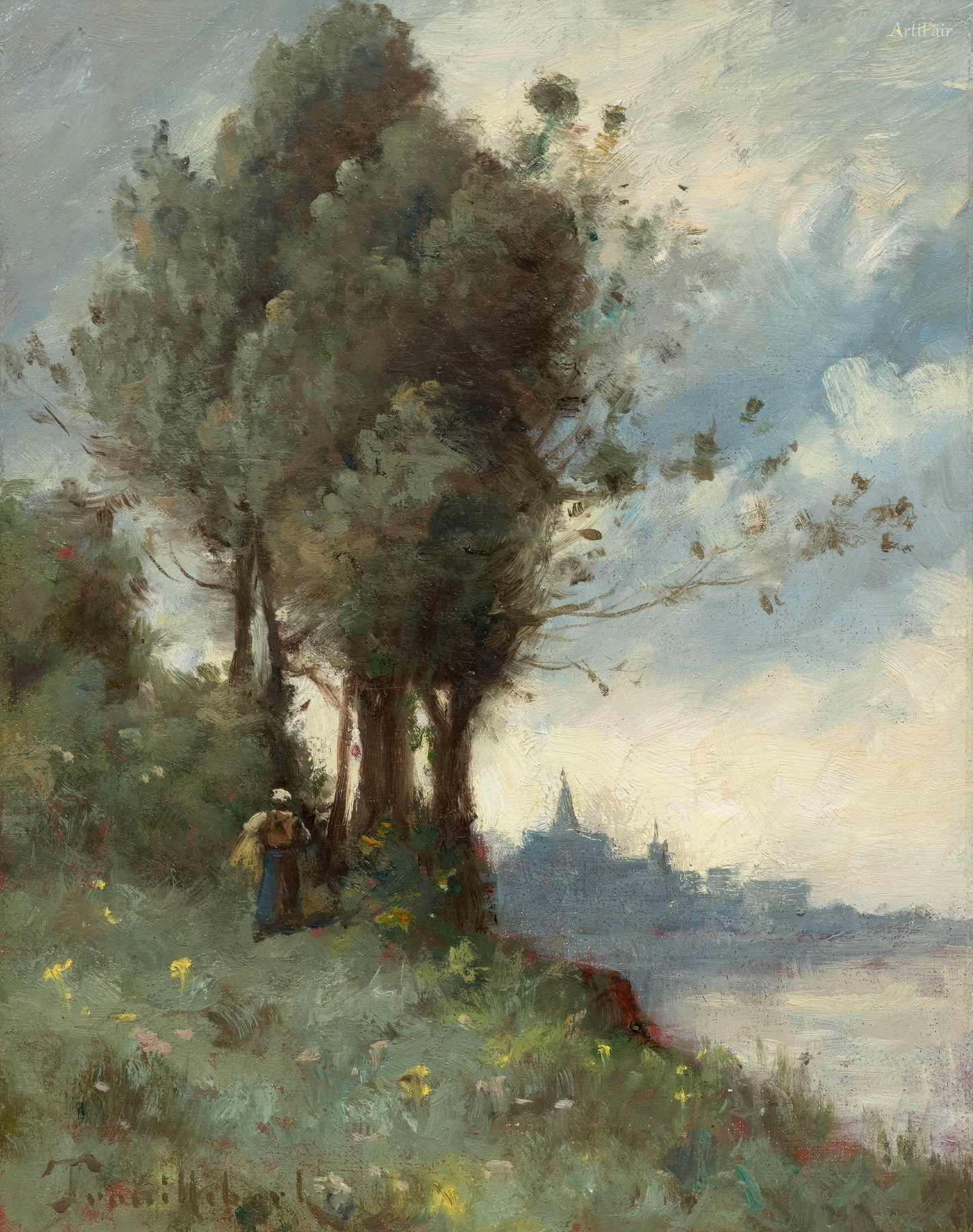 View of Domfront (Normandy)