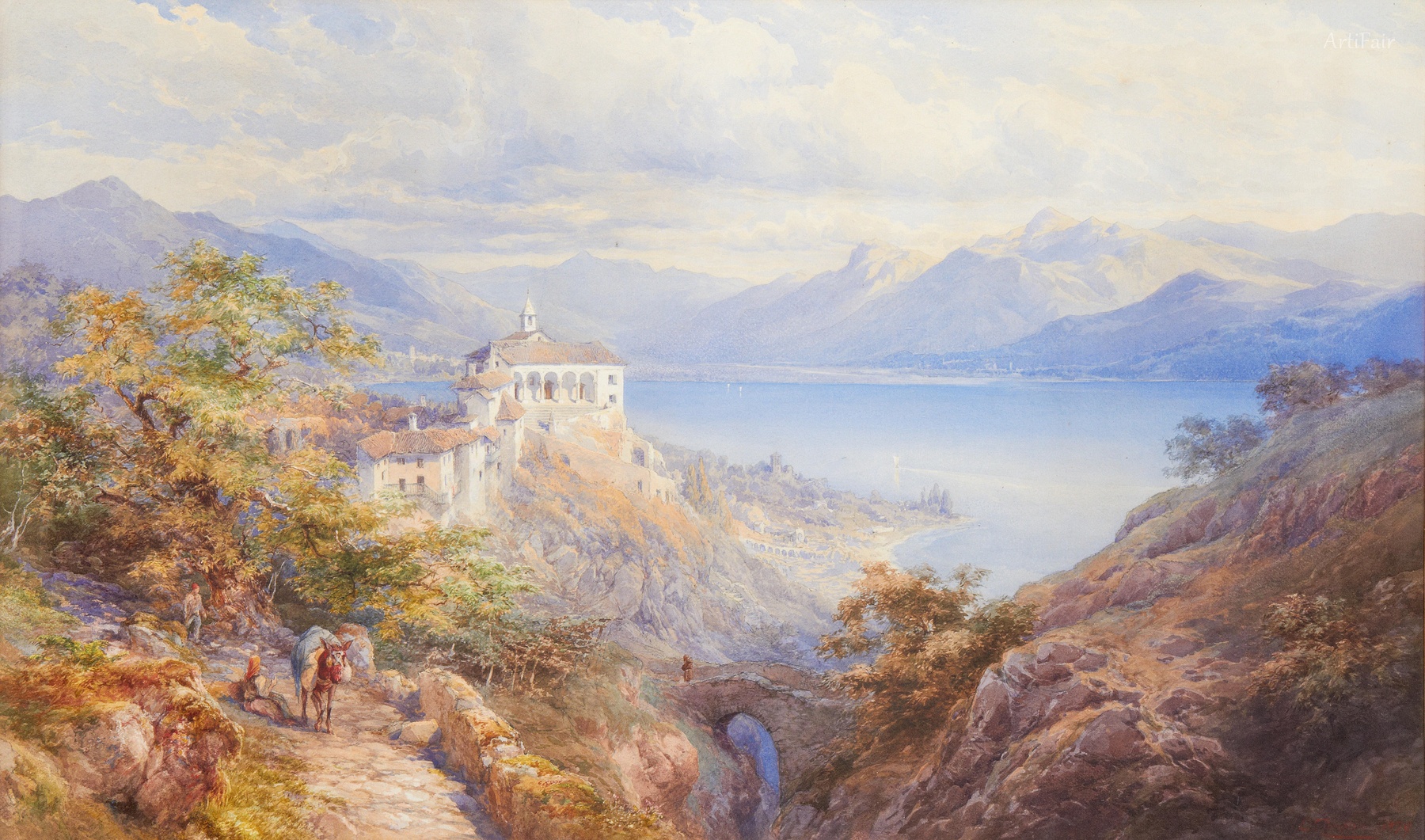 Extensive Italian Lakeland Landscape