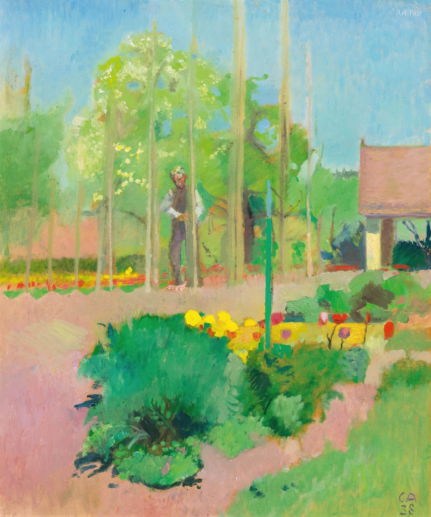 In the garden