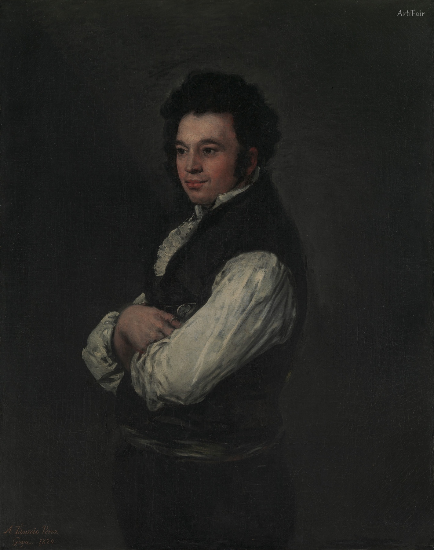 Portrait of Tiburcio Pérez y Cuervo