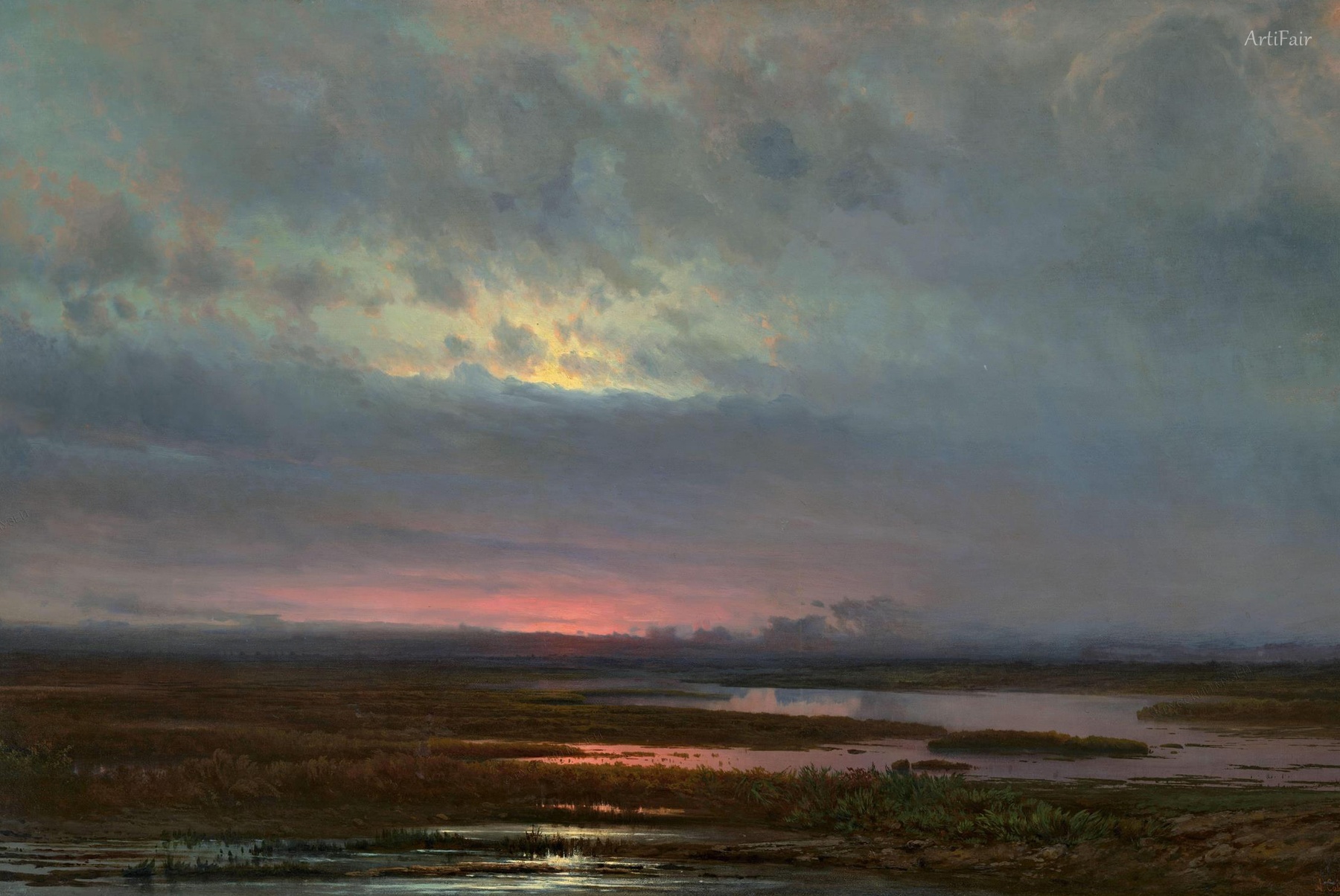 Sunset Over the Marsh