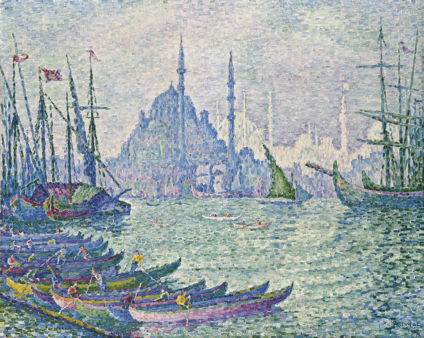 Zlatý roh, minarety
